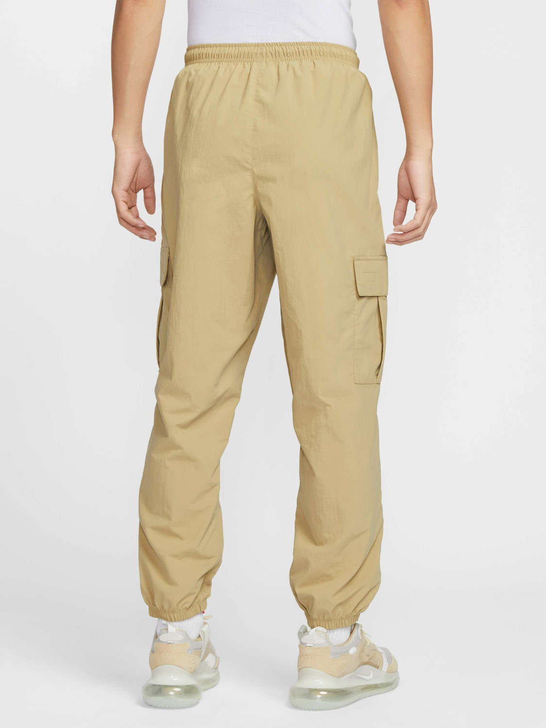 Image of NIKE Regular Fit Men Beige Trousers