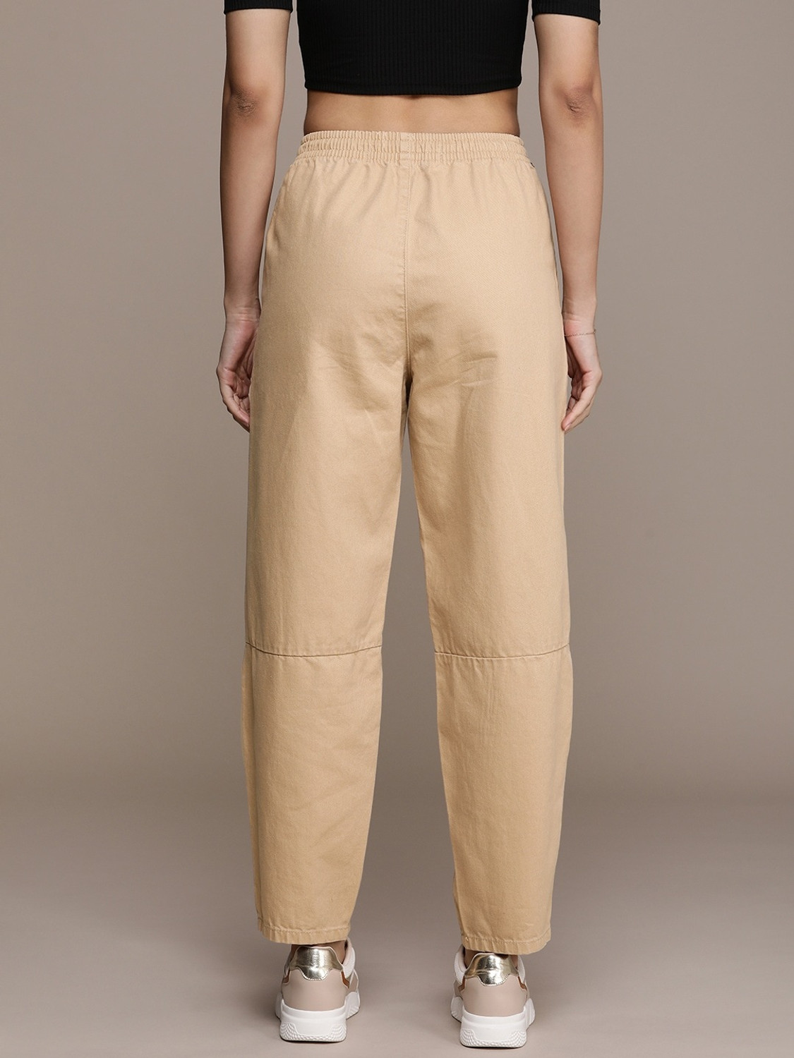 Image of Roadster Regular Fit Women Beige Trousers