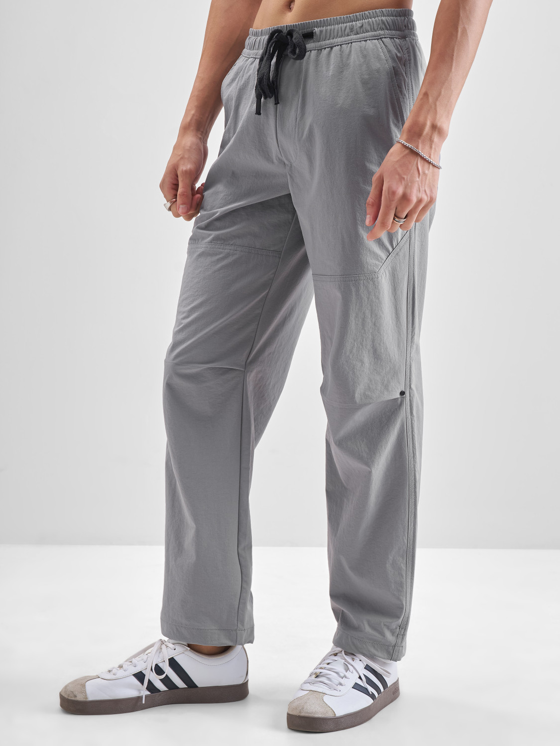 Image of HIGHLANDER Relaxed Men Grey Trousers