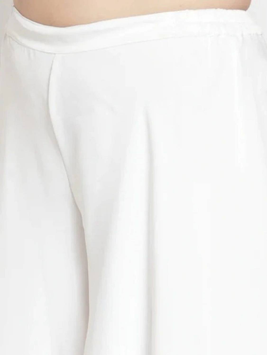 Farden Relaxed Women White Trousers - Image 3
