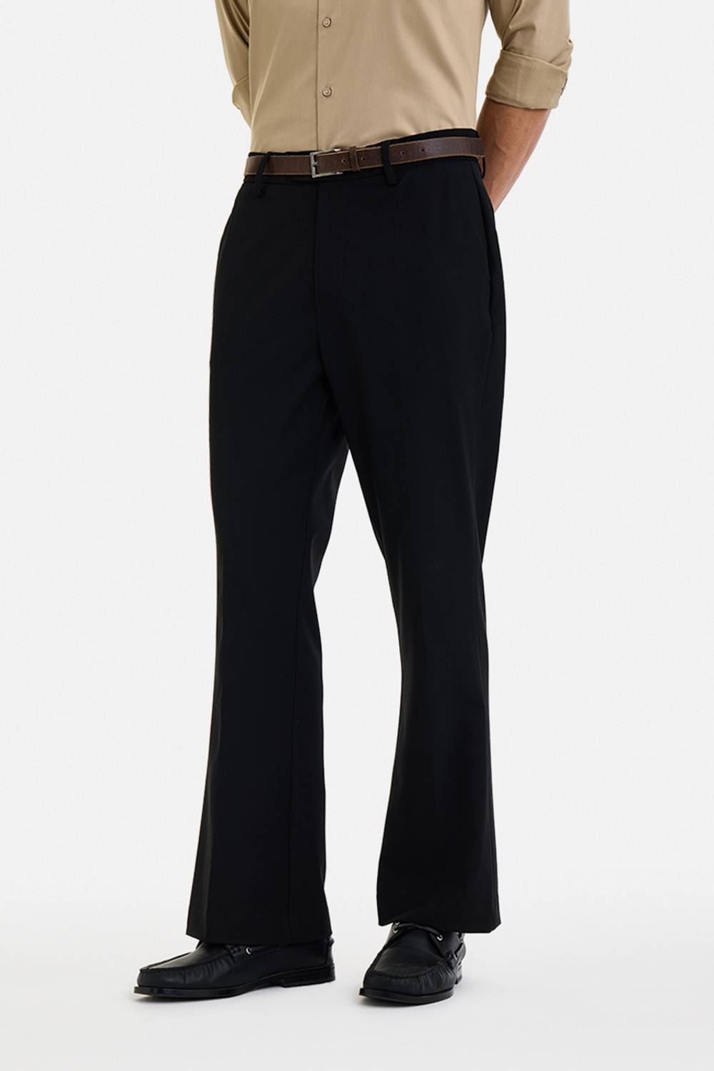 Snitch Flared Men Black Trousers - Image 1