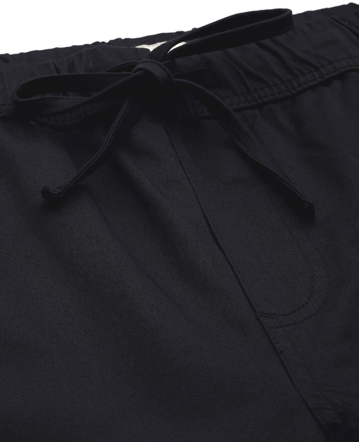 Image of WROGN Slim Fit Men Black Trousers