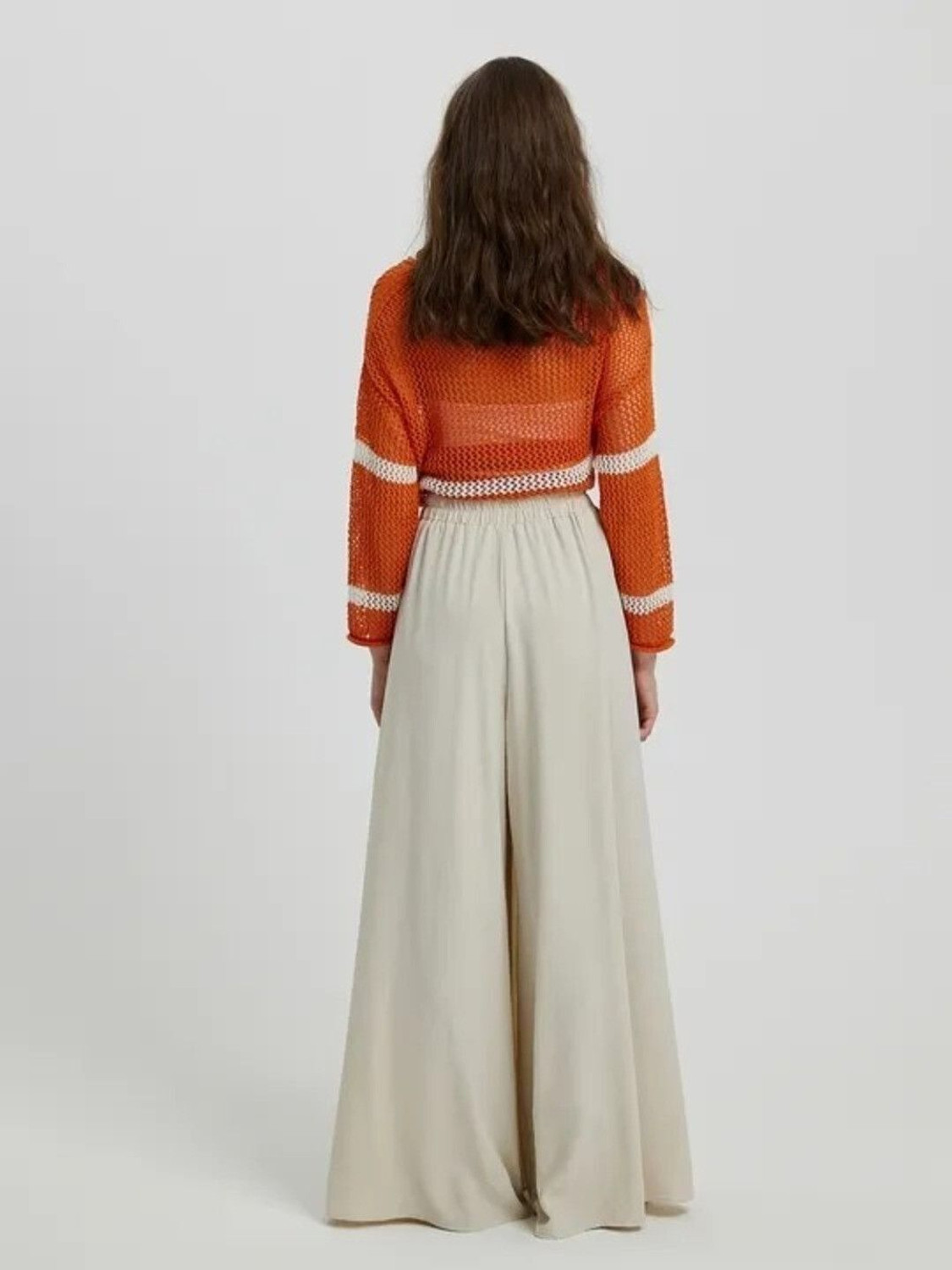 Image of KOTTY Loose Fit Women Beige Trousers