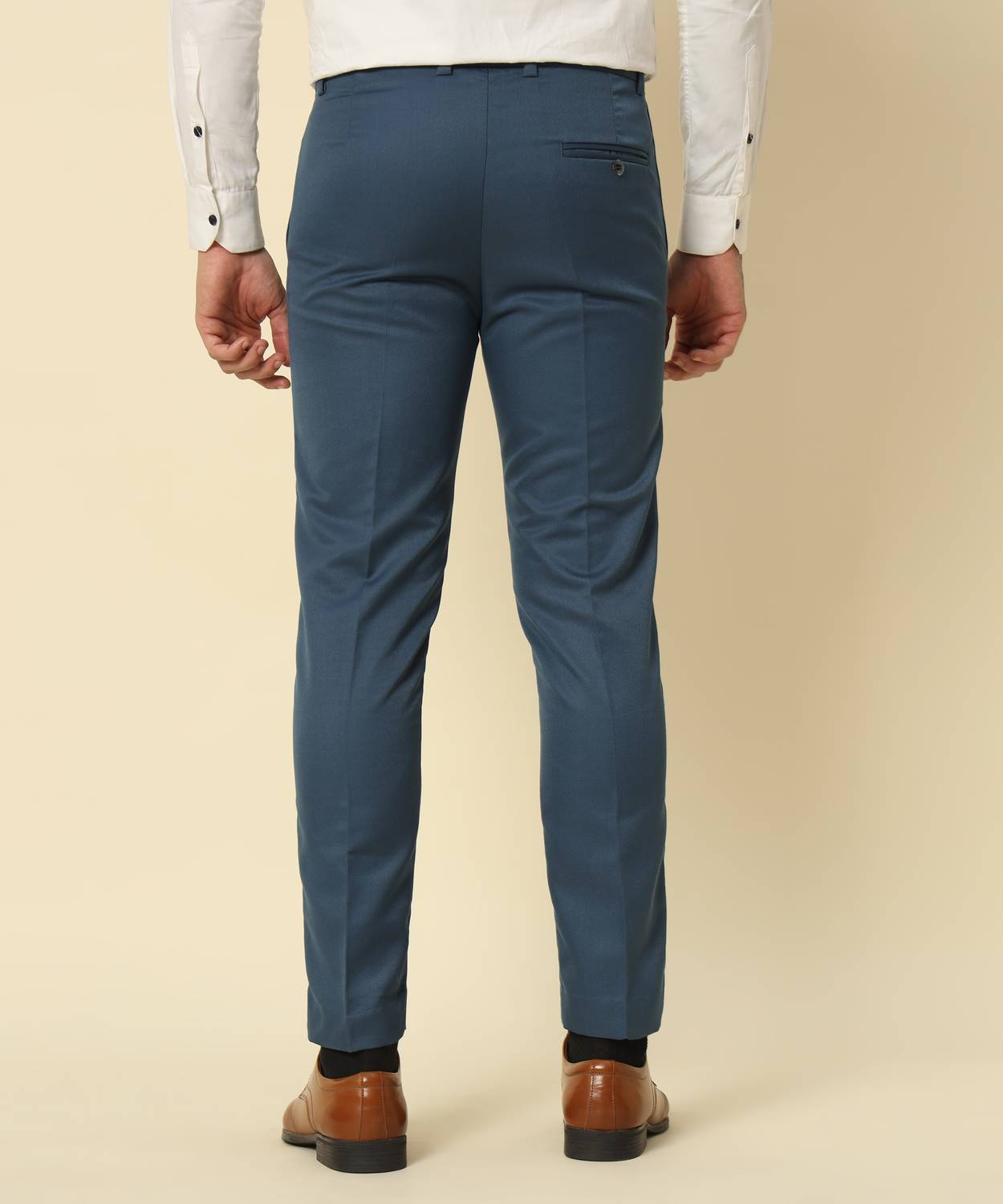 Brayles Regular Fit Men Blue Trousers