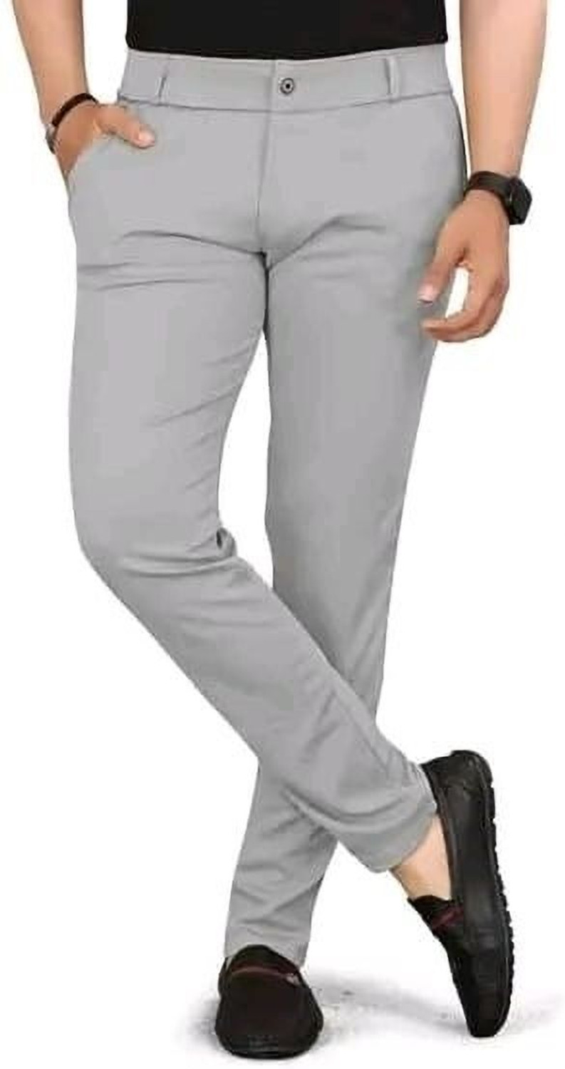 Image of kdsn Regular Fit Men Black Trousers