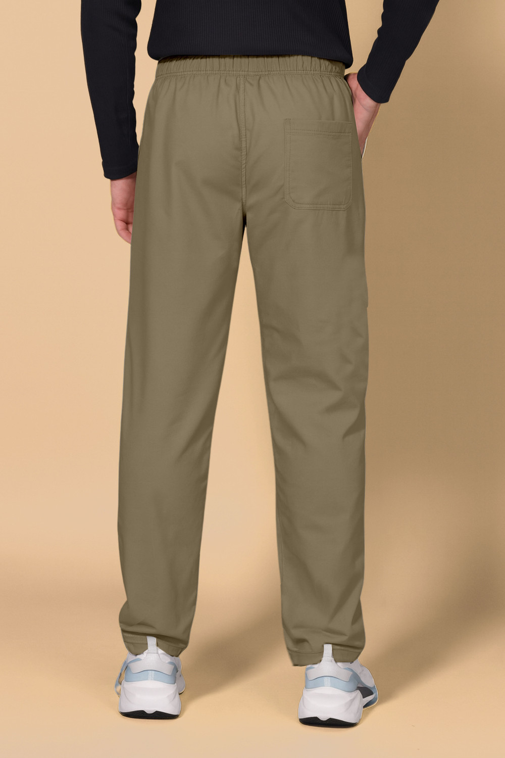 Image of ANAGH ENTERPRISE Regular Fit Men Beige Trousers