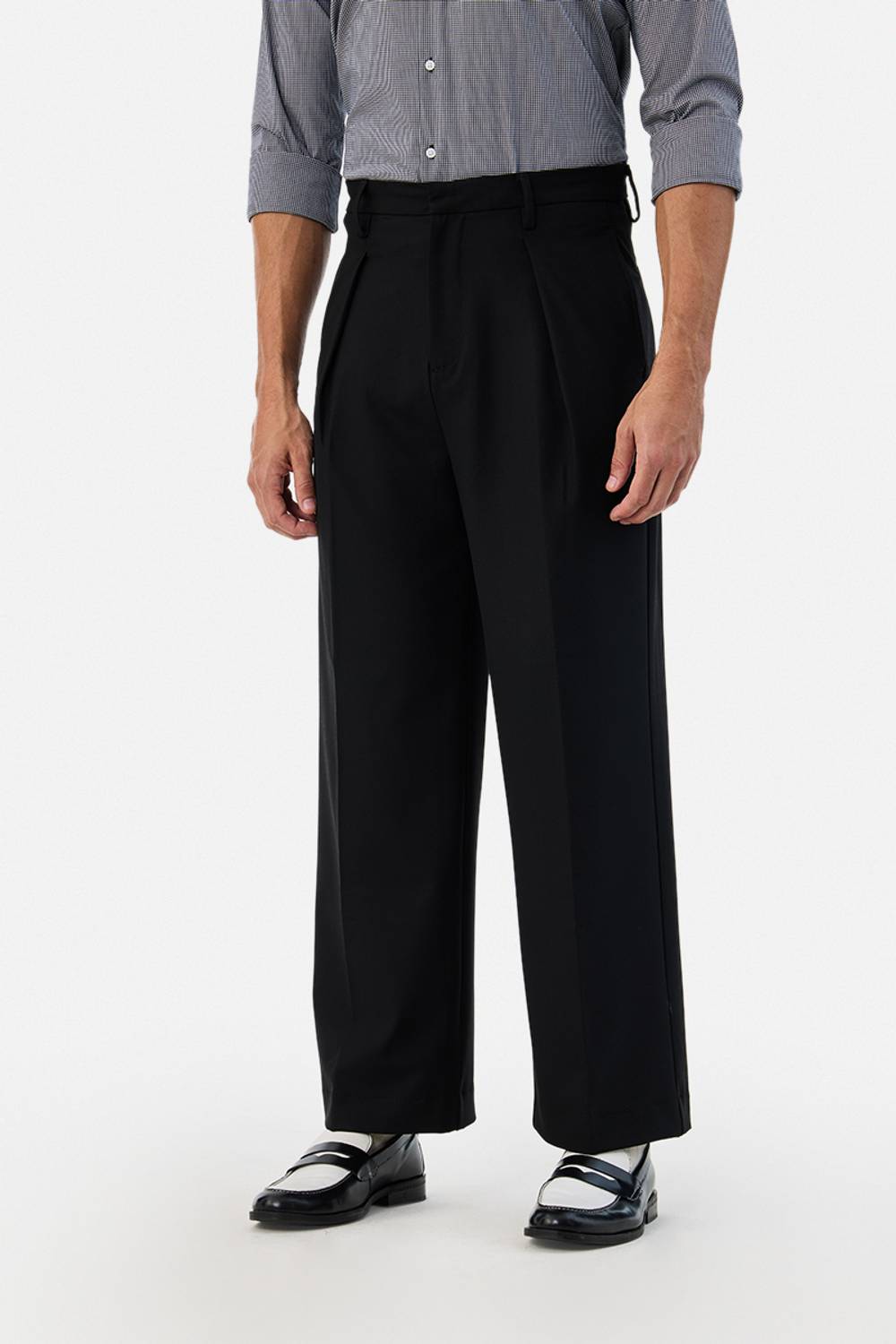 Snitch Loose Fit Black Men Trousers - Image 4