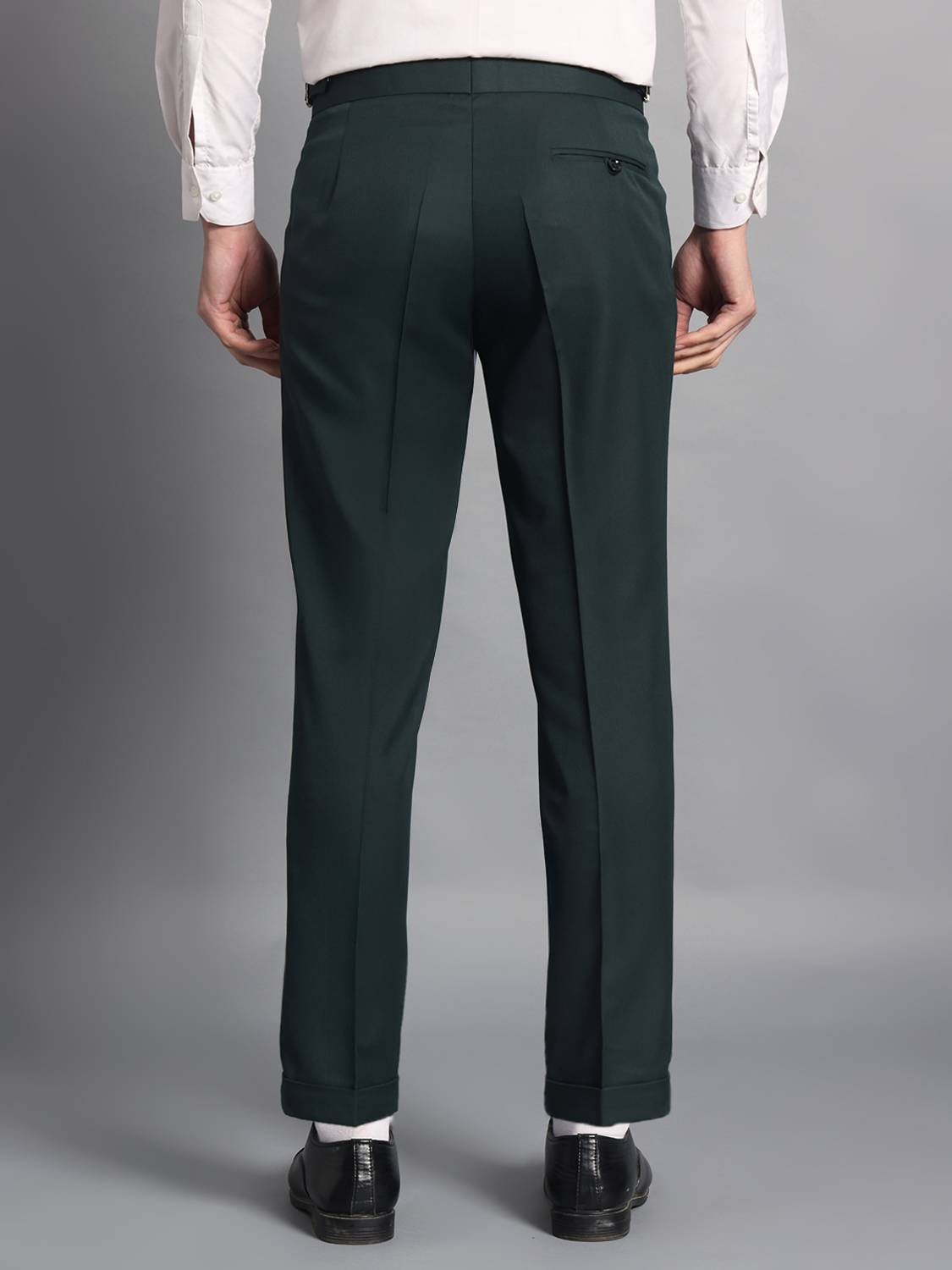 VASTRANU Regular Fit Black Trousers - Image 2