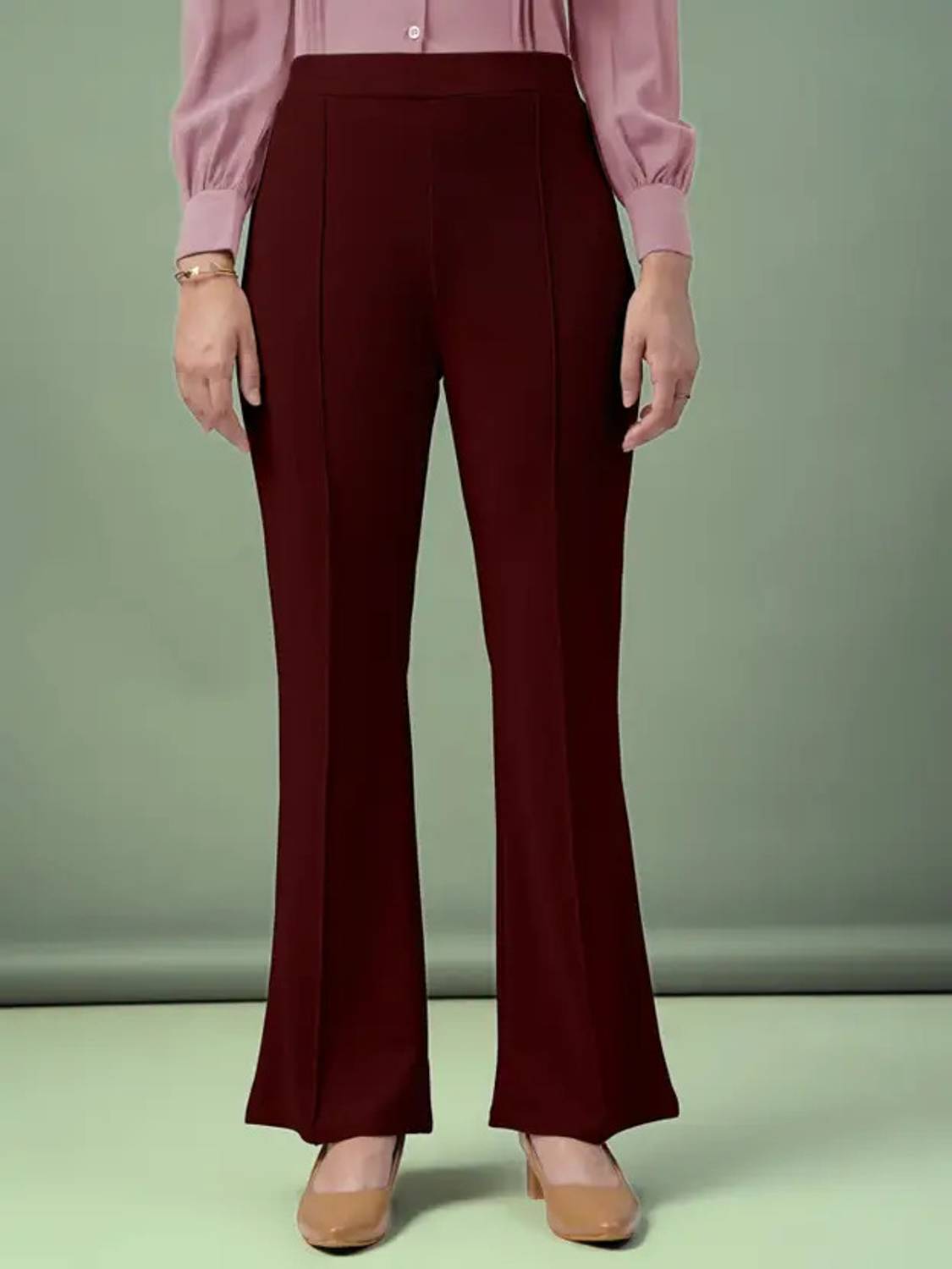 Brainbees Regular Fit Women Brown Trousers