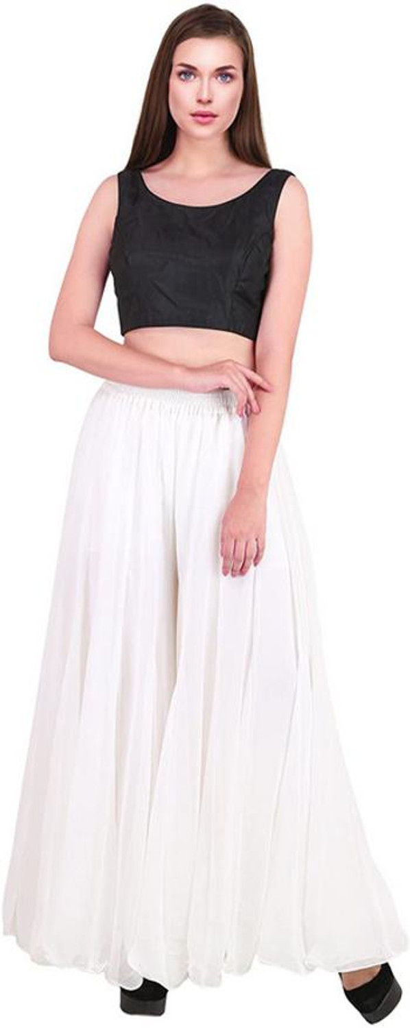 Image of Kvish Flared Women White Trousers