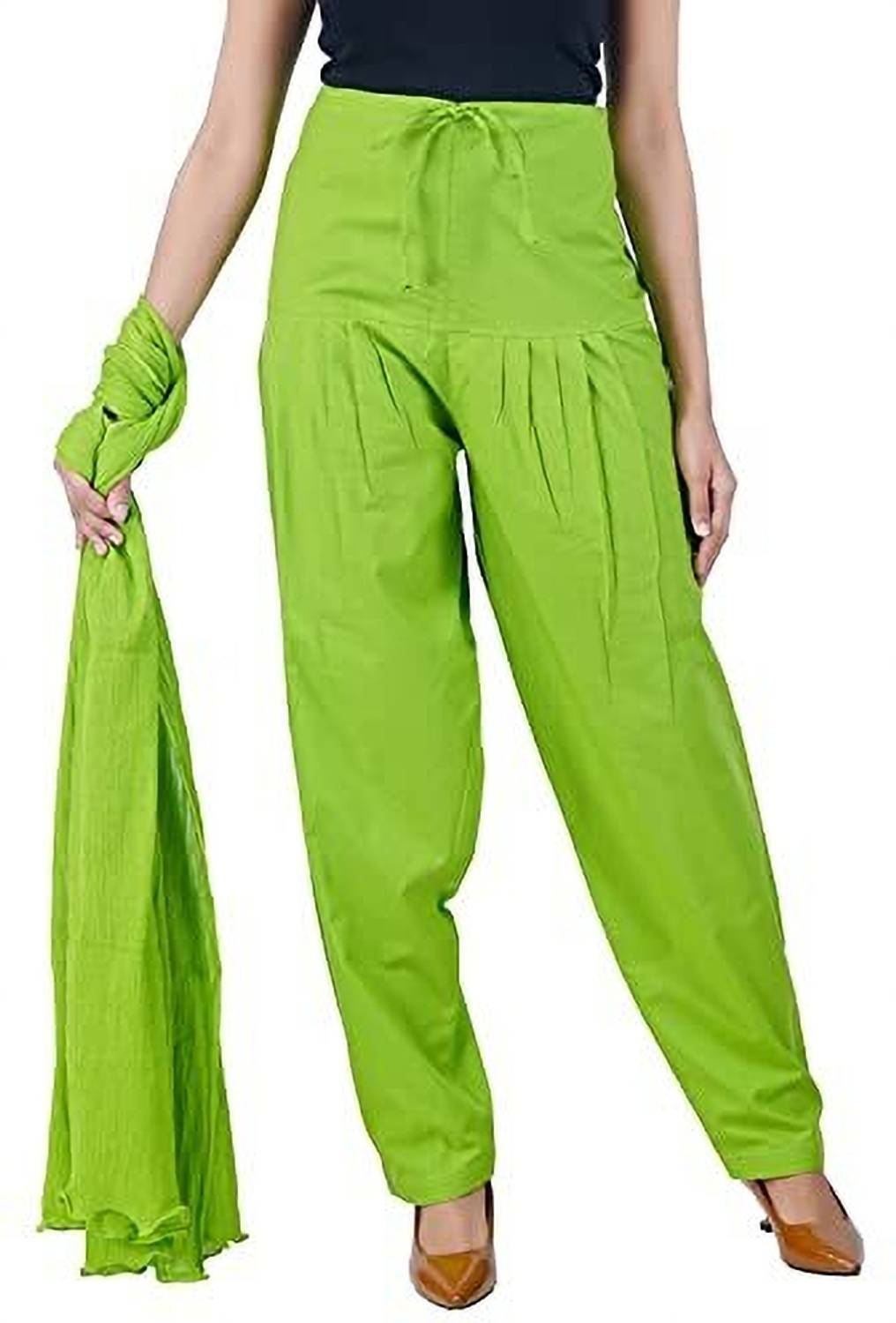 ABRAV Regular Fit Women Green Trousers