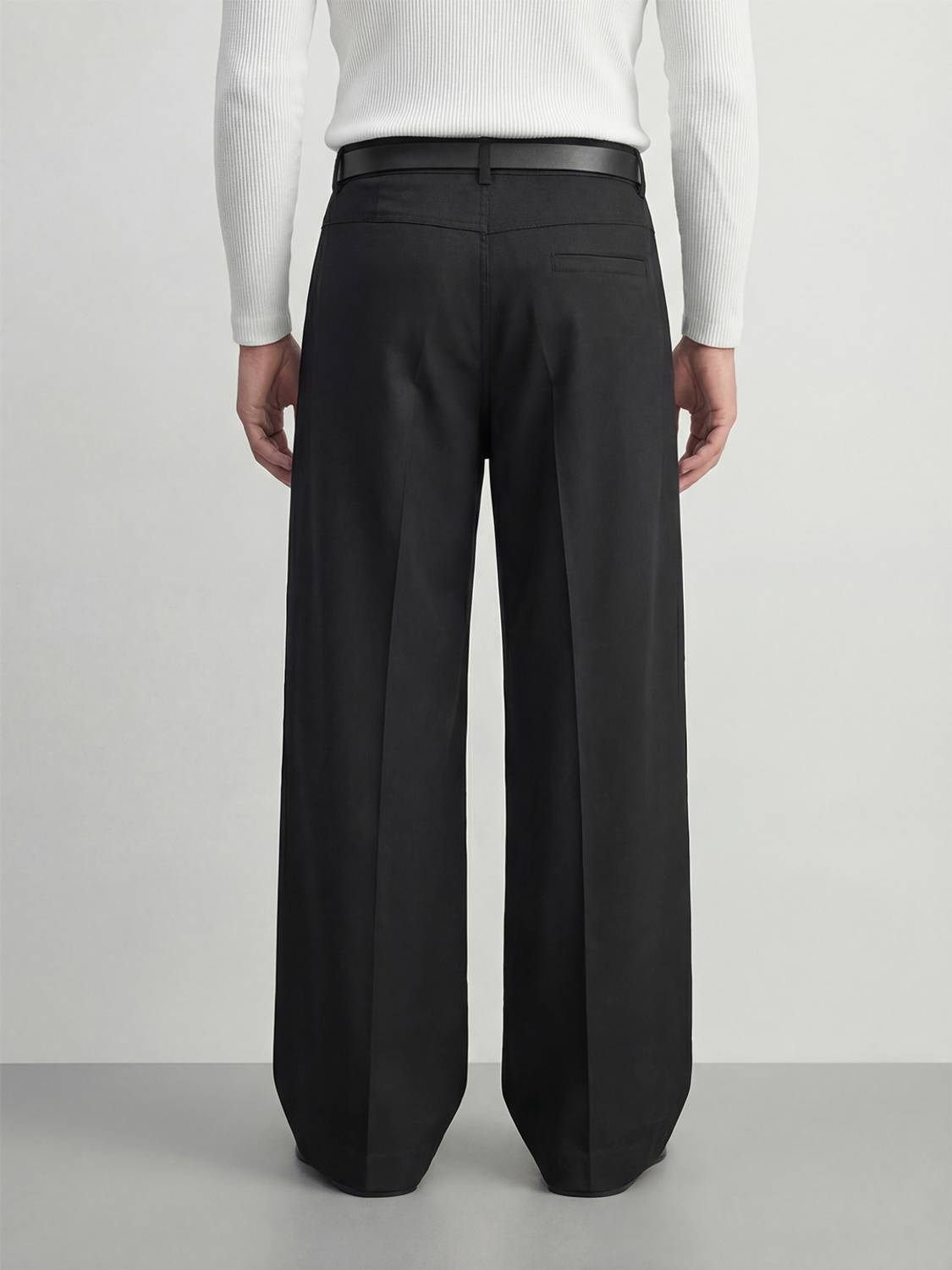 FUGAZEE Loose Fit Men Black Trousers - Image 3