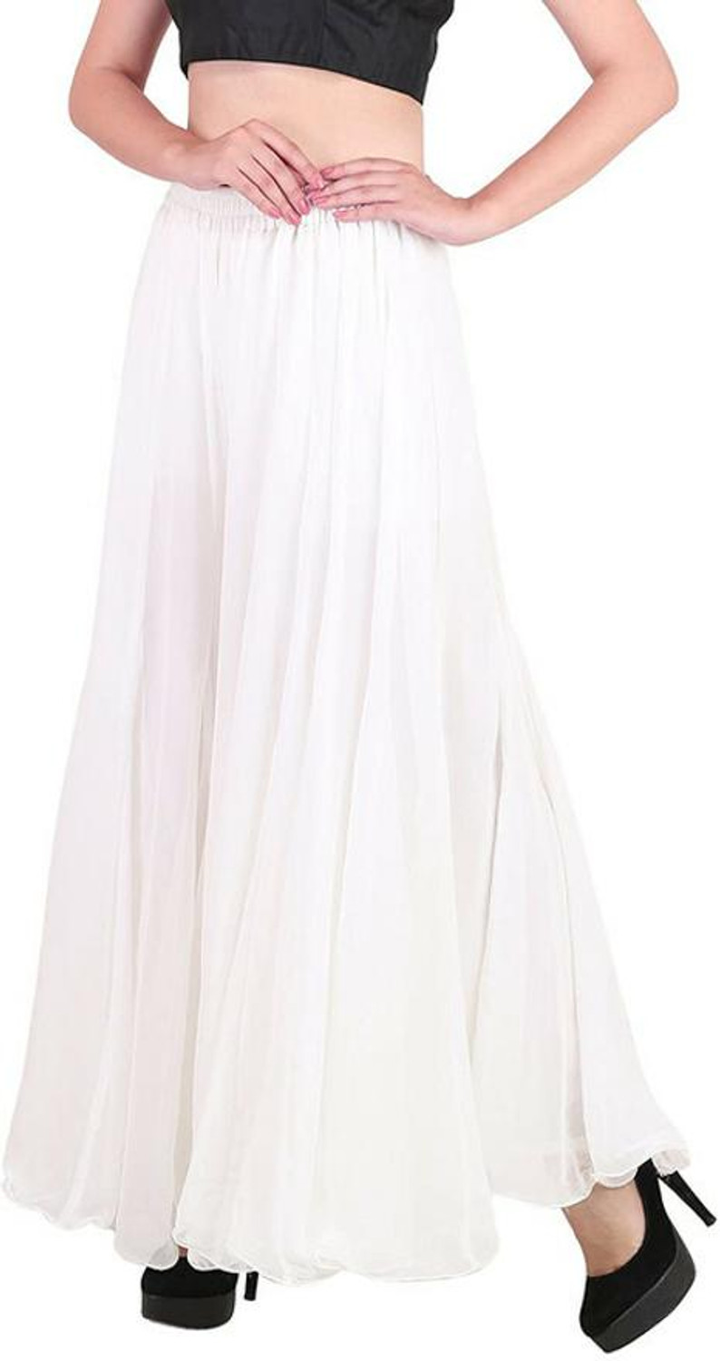 Image of Kvish Flared Women White Trousers