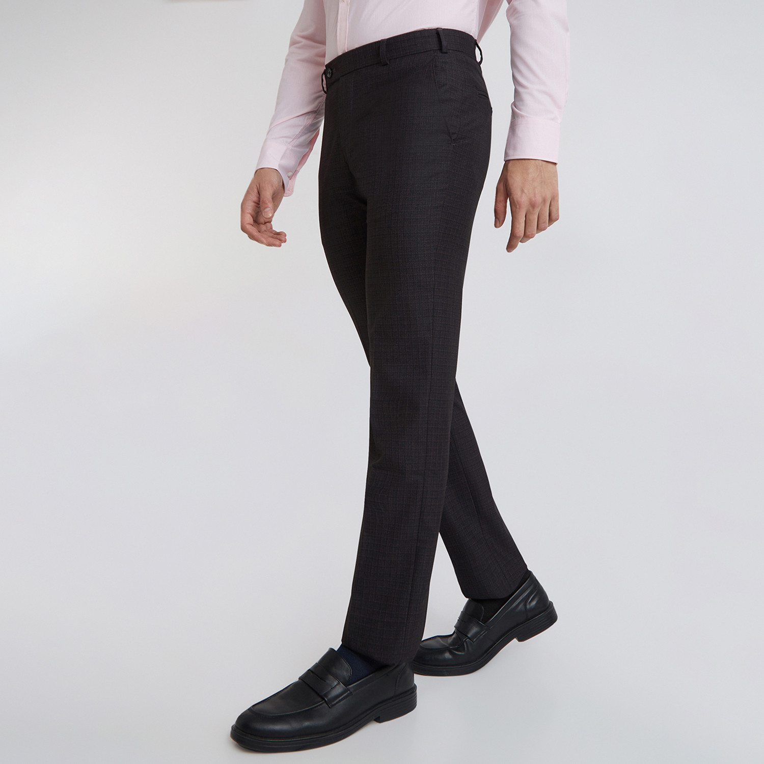 Image of PARK AVENUE Regular Fit Men Multicolor Trousers