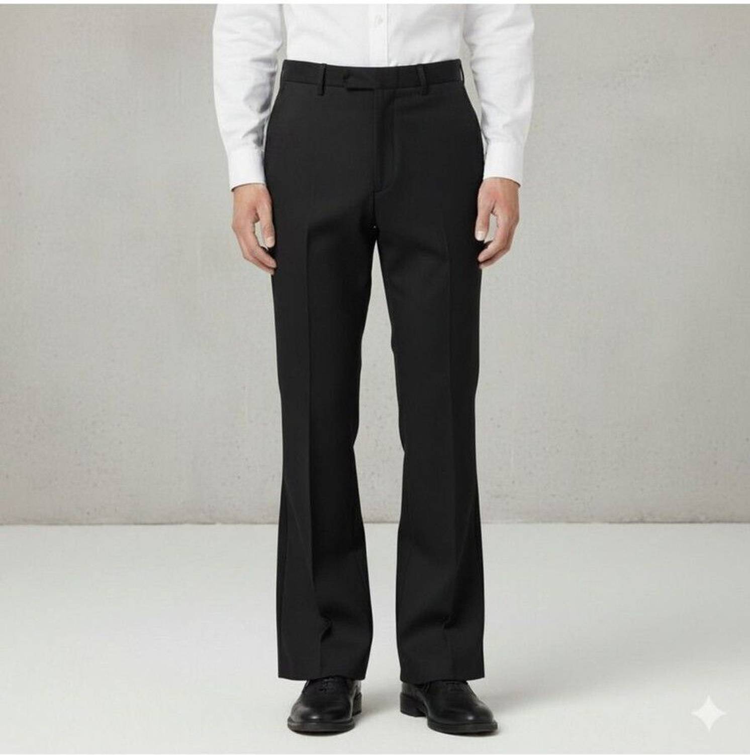Trendd Straight Fit Black Trousers - Image 2