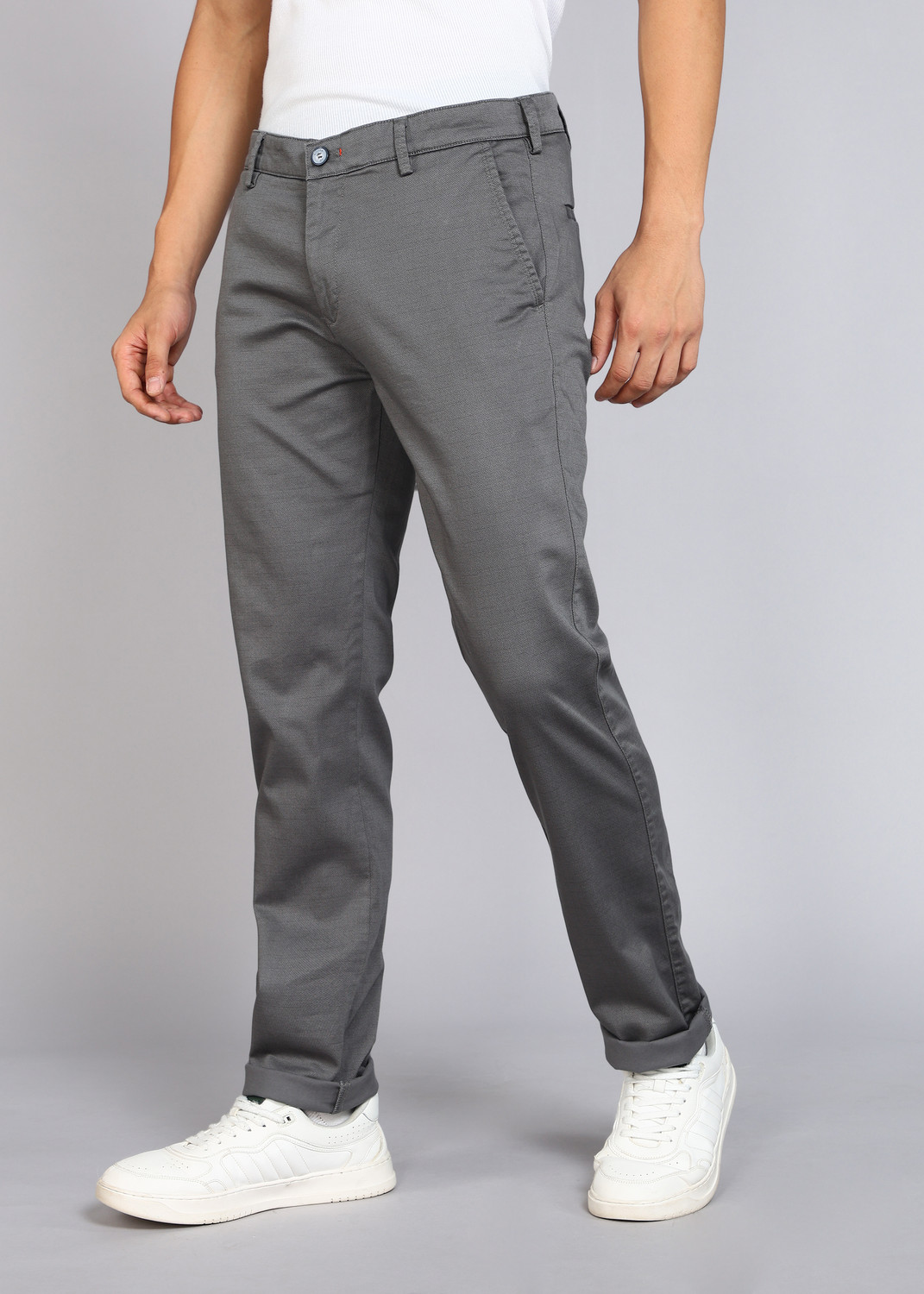Image of KILLER Slim Fit Men Blue Trousers