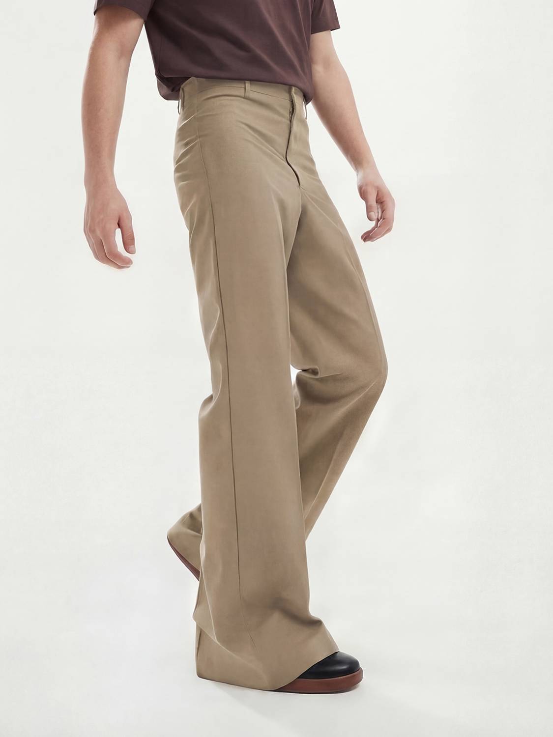 FUGAZEE Relaxed Men Beige Trousers - Image 5