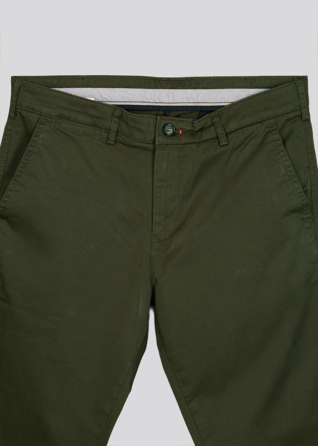 Image of KILLER Men Slim Fit Dark Green Cotton Blend Trousers