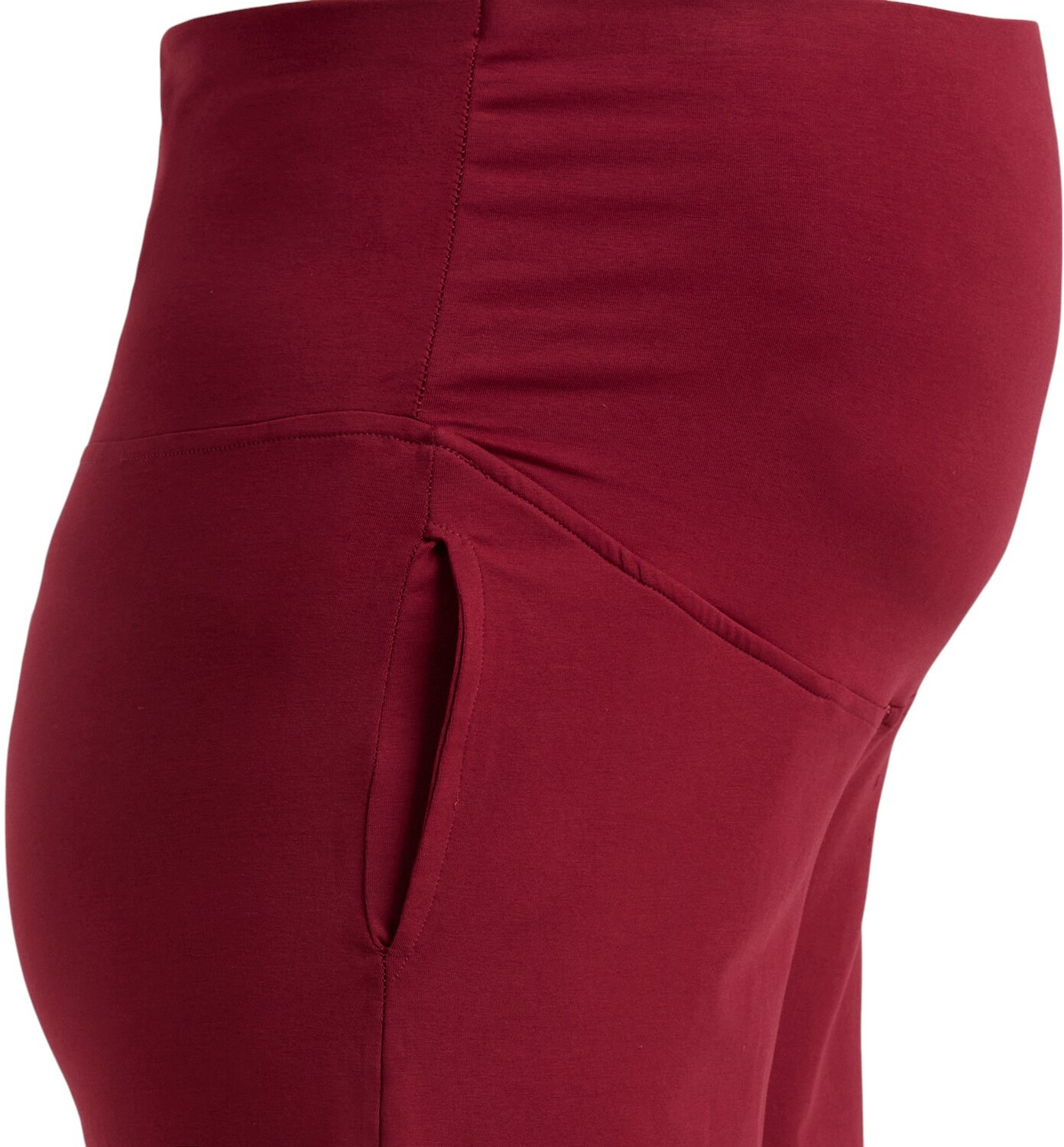 Image of Evamomies Pack of 3 Women Regular Fit Black, Beige, Maroon Cotton Blend Trousers
