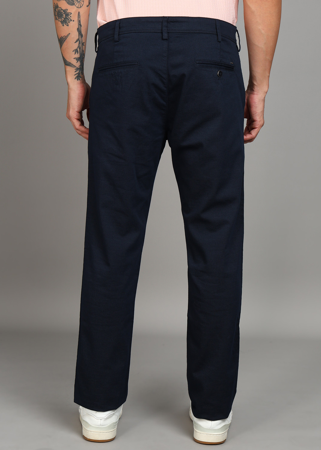 Image of KILLER Slim Fit Men Dark Blue Trousers