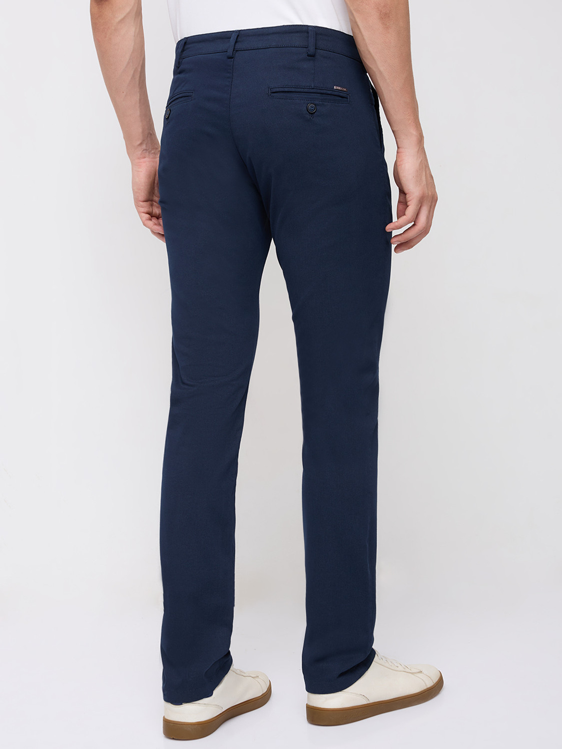 Image of KILLER Slim Fit Men Dark Blue Trousers