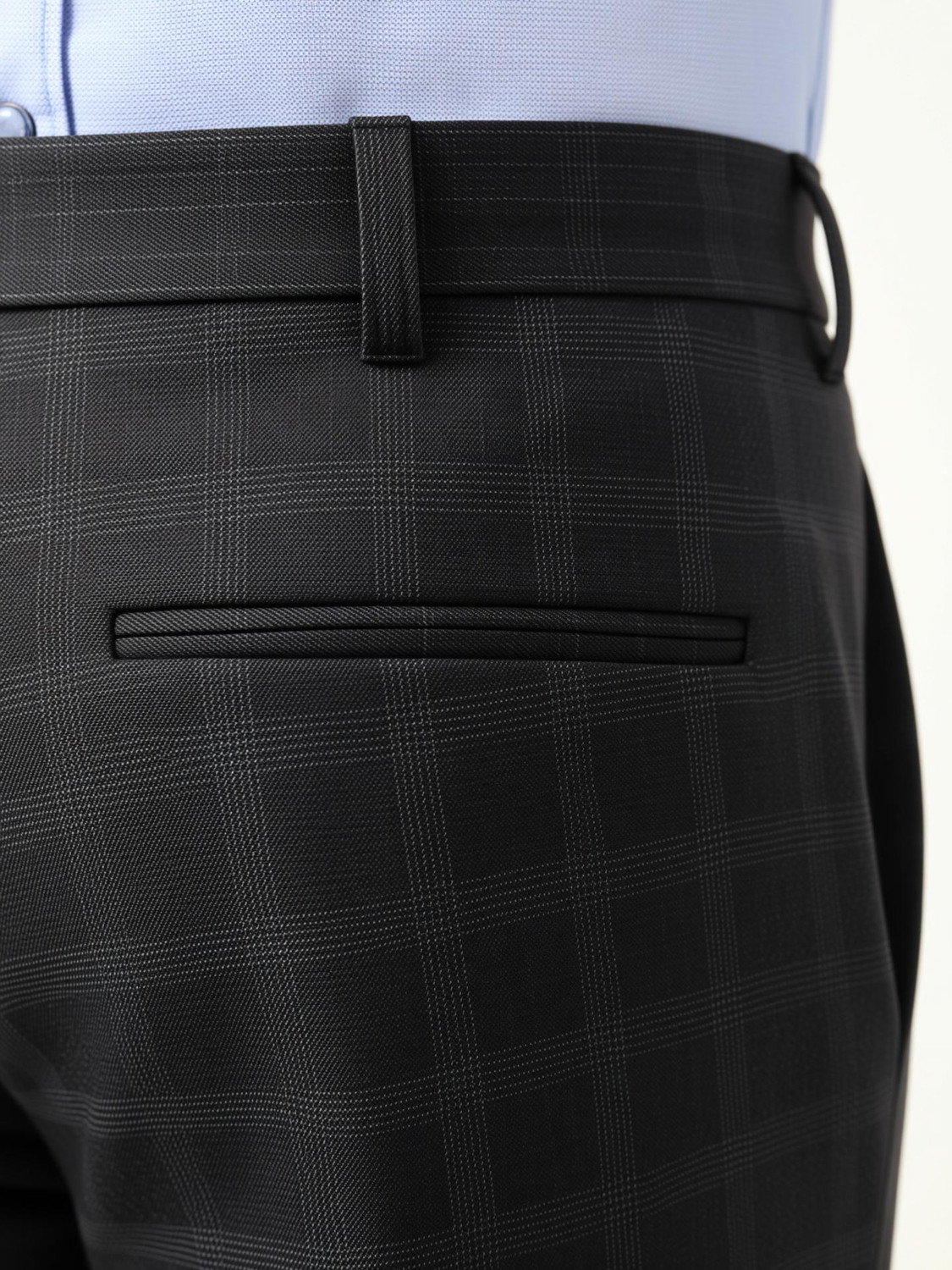 Image of SYLZON Men Grey Trousers