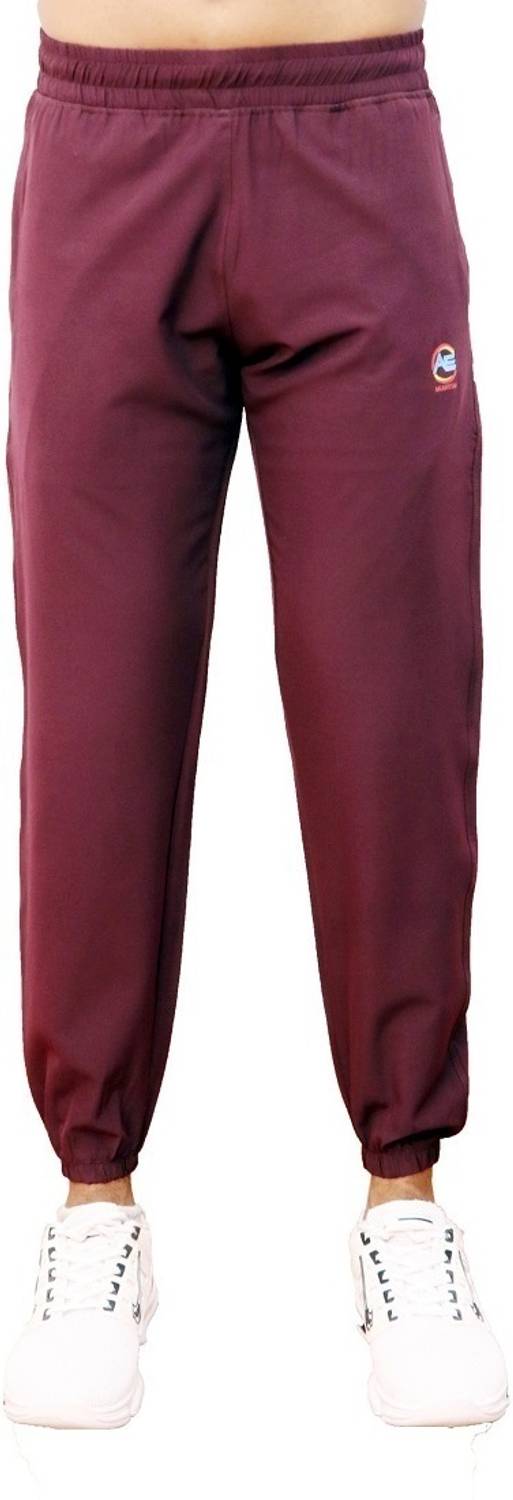 AGASTYAA Regular Fit Men Maroon Trousers