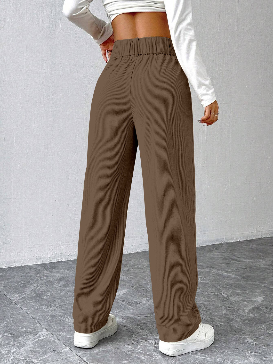 Image of METRONAUT Loose Fit Women Brown Trousers
