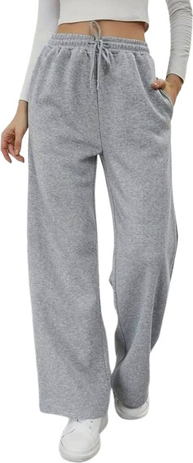 Image of MAYGYQ Loose Fit Women Grey, Black Trousers