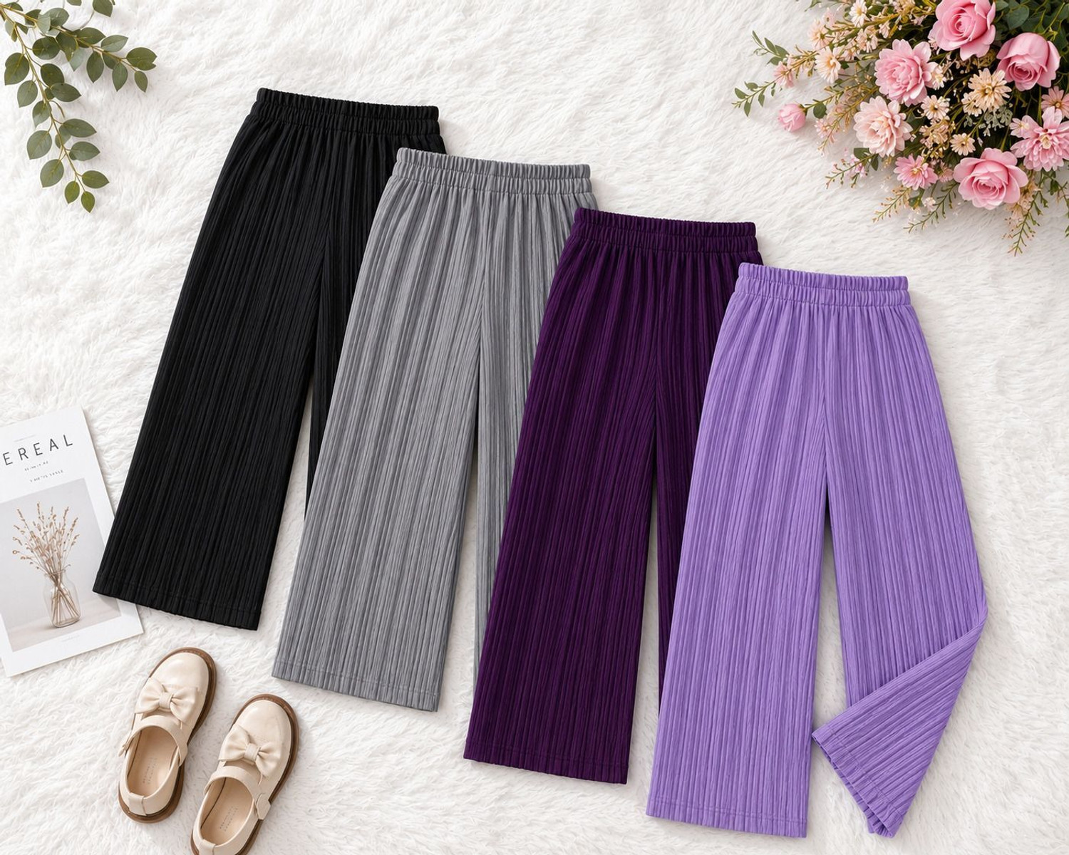 MKCREATIONZ Regular Fit Girls Multicolor Trousers