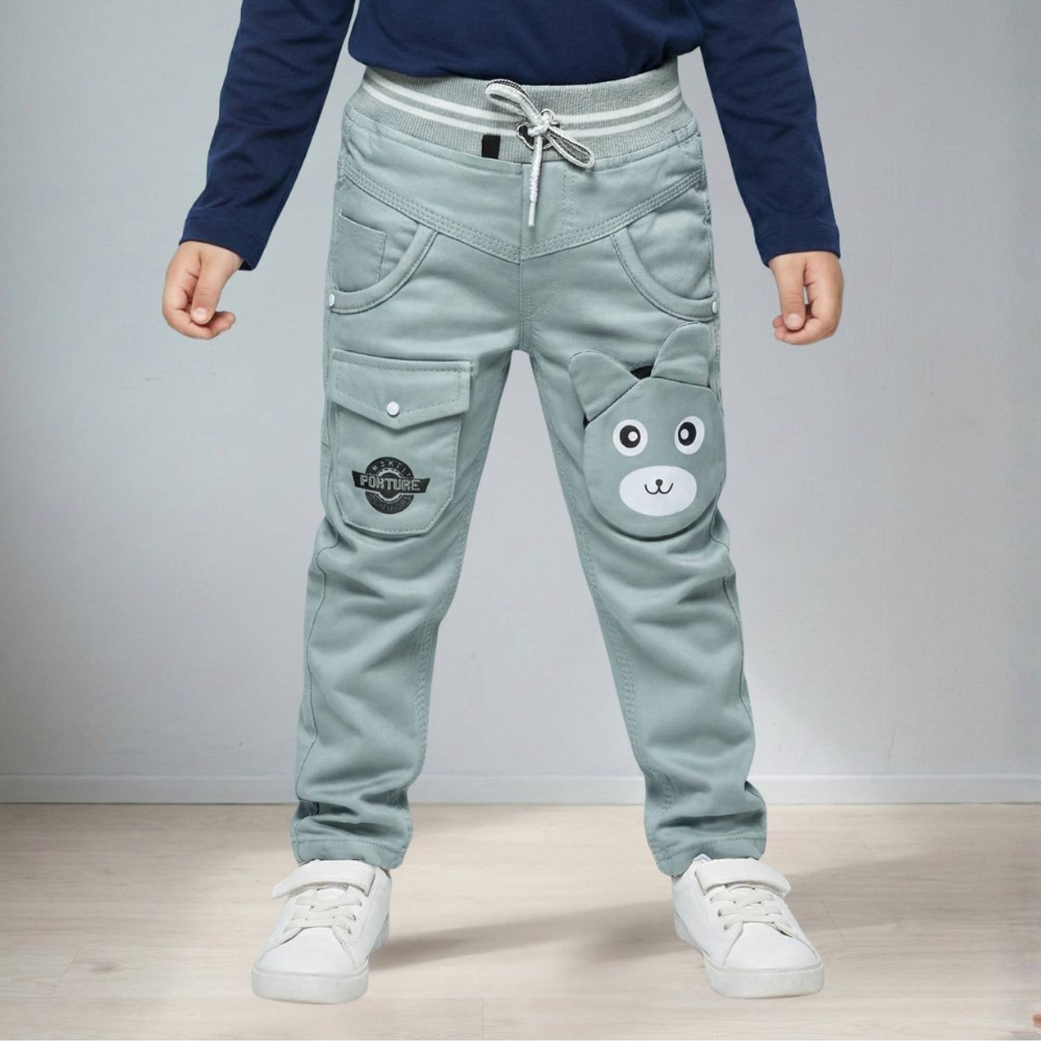 Busted Regular Fit Boys & Girls Multicolor Trousers