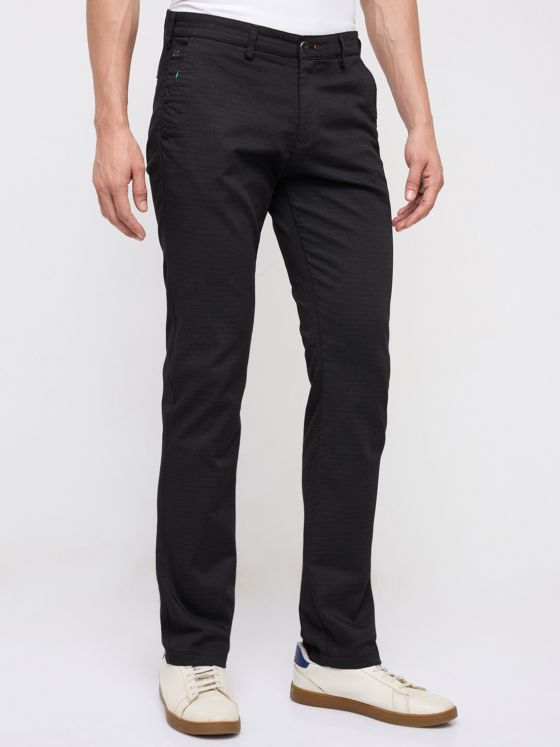 Image of KILLER Slim Fit Men Black Trousers