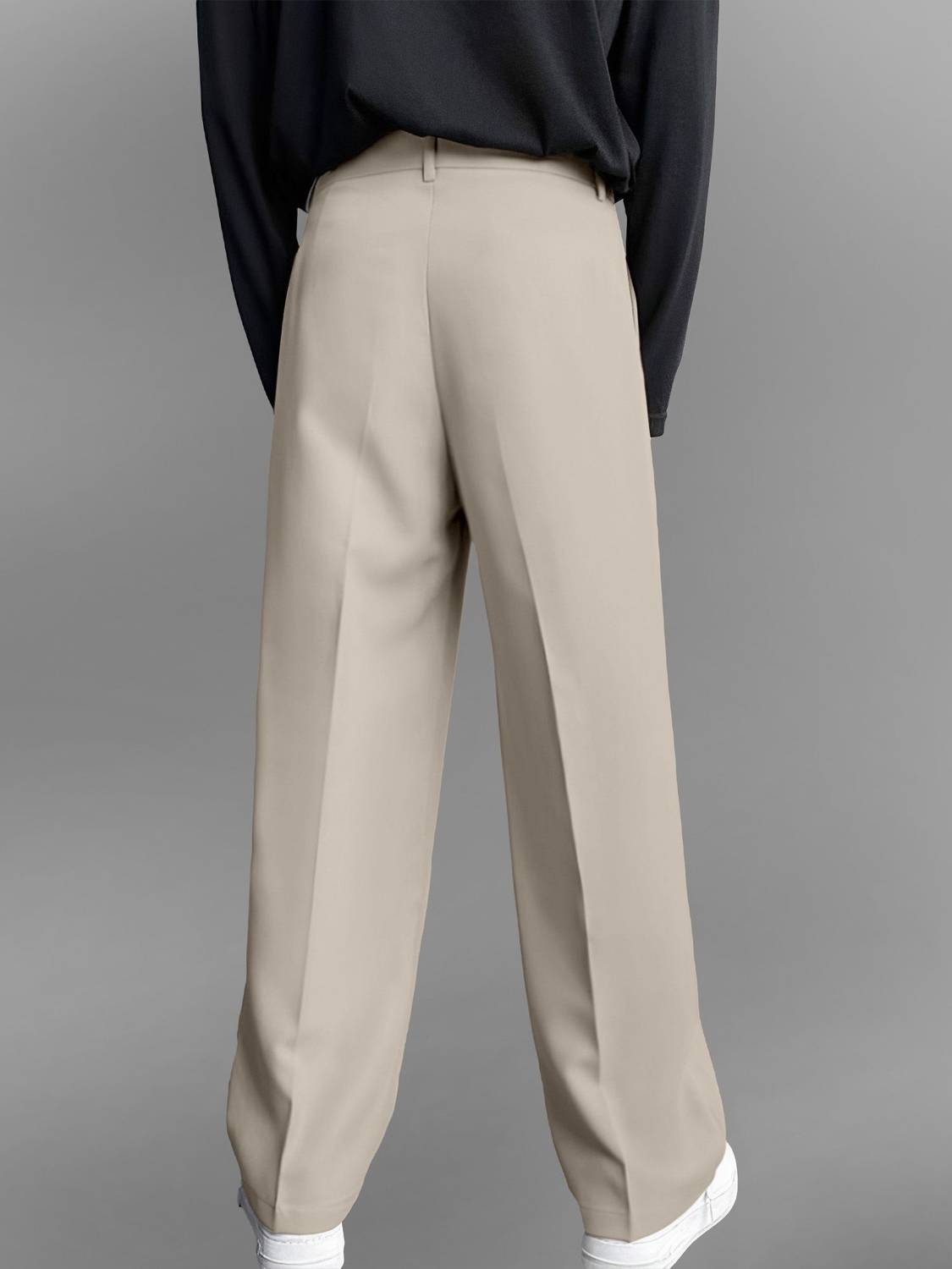FTX Relaxed Men Beige Trousers - Image 2
