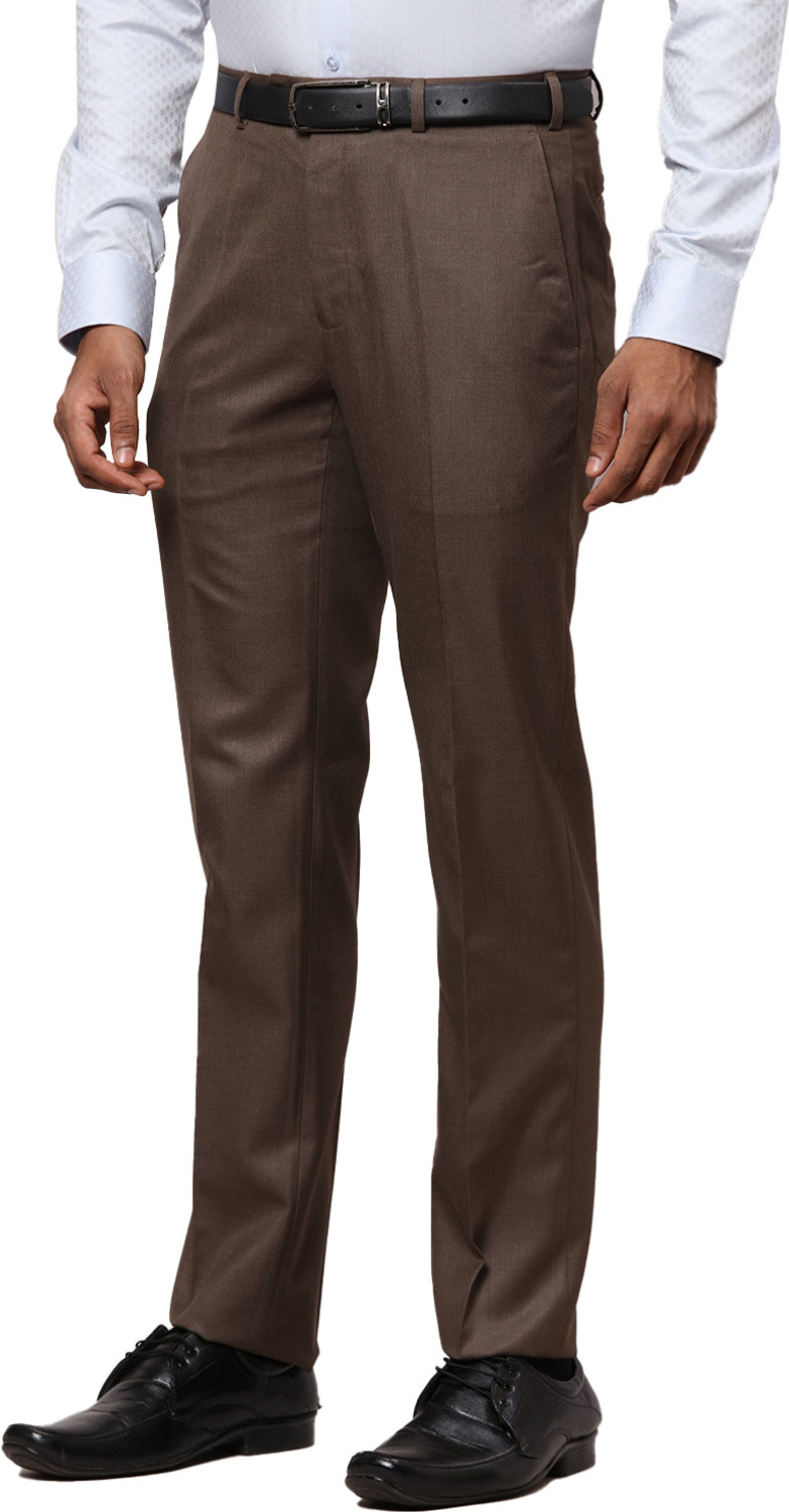 Image of Raymond Men Brown Trousers
