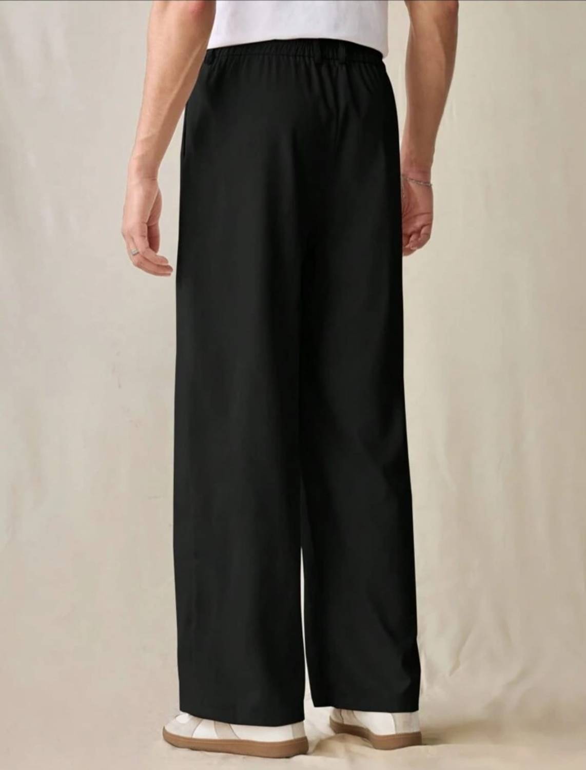 NEXT ONE Straight Fit Black Trousers - Image 2