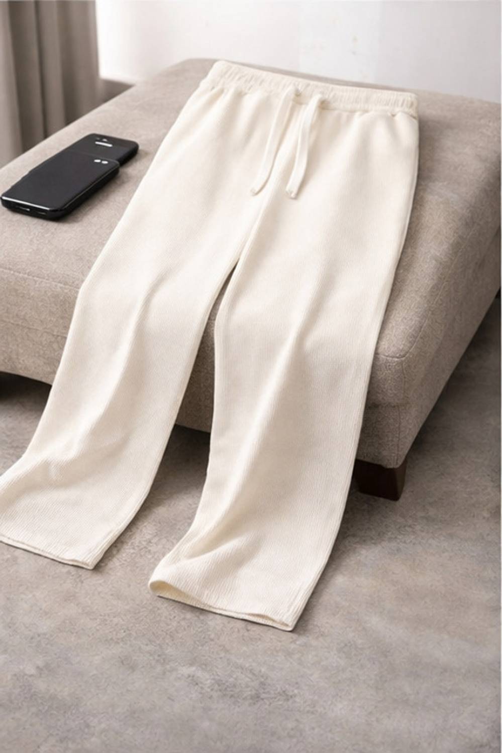 METRONAUT Relaxed Men White Trousers - Image 3