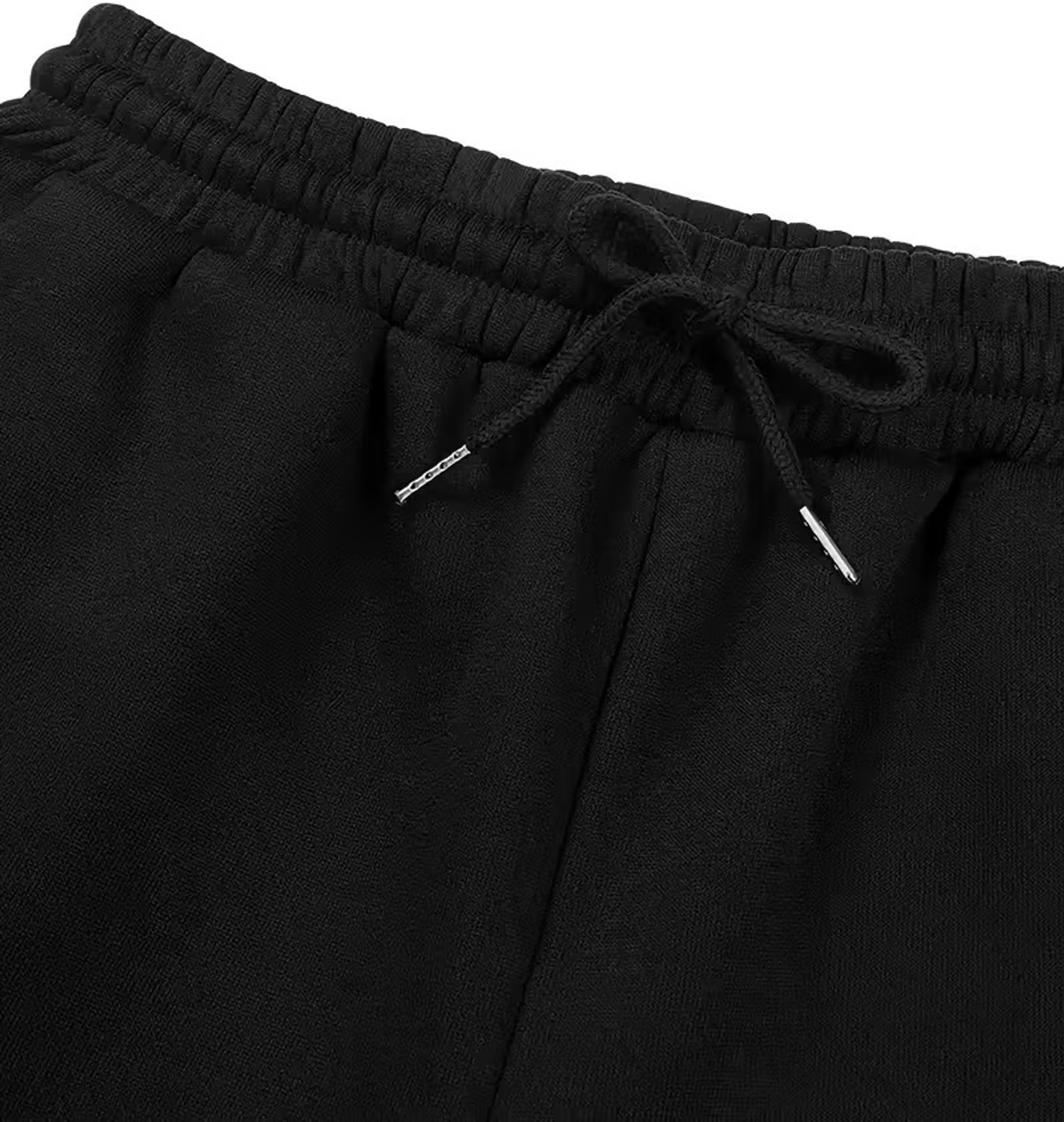 Image of FASHIONKR Regular Fit, Loose Fit Women Black Trousers