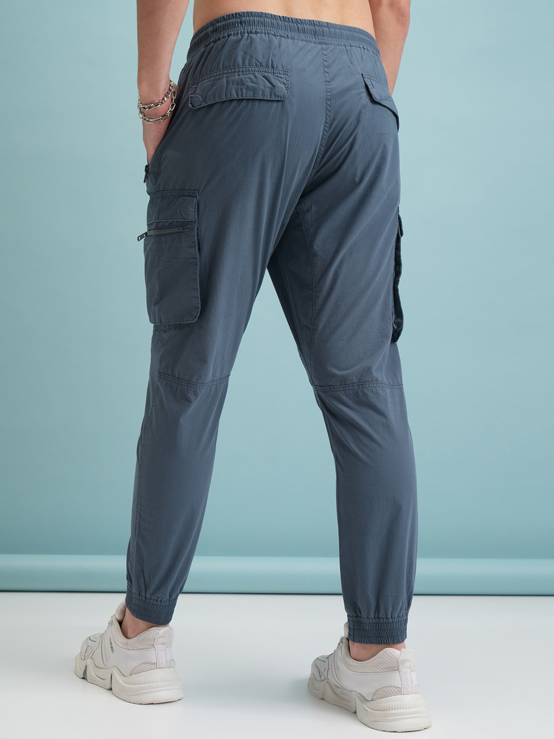 Image of HIGHLANDER Men Blue Trousers