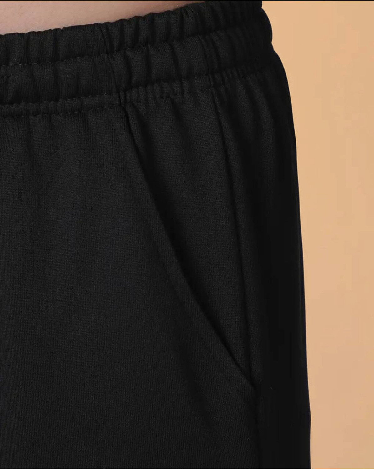 Image of WEVOK WEAR Relaxed Men Black Trousers