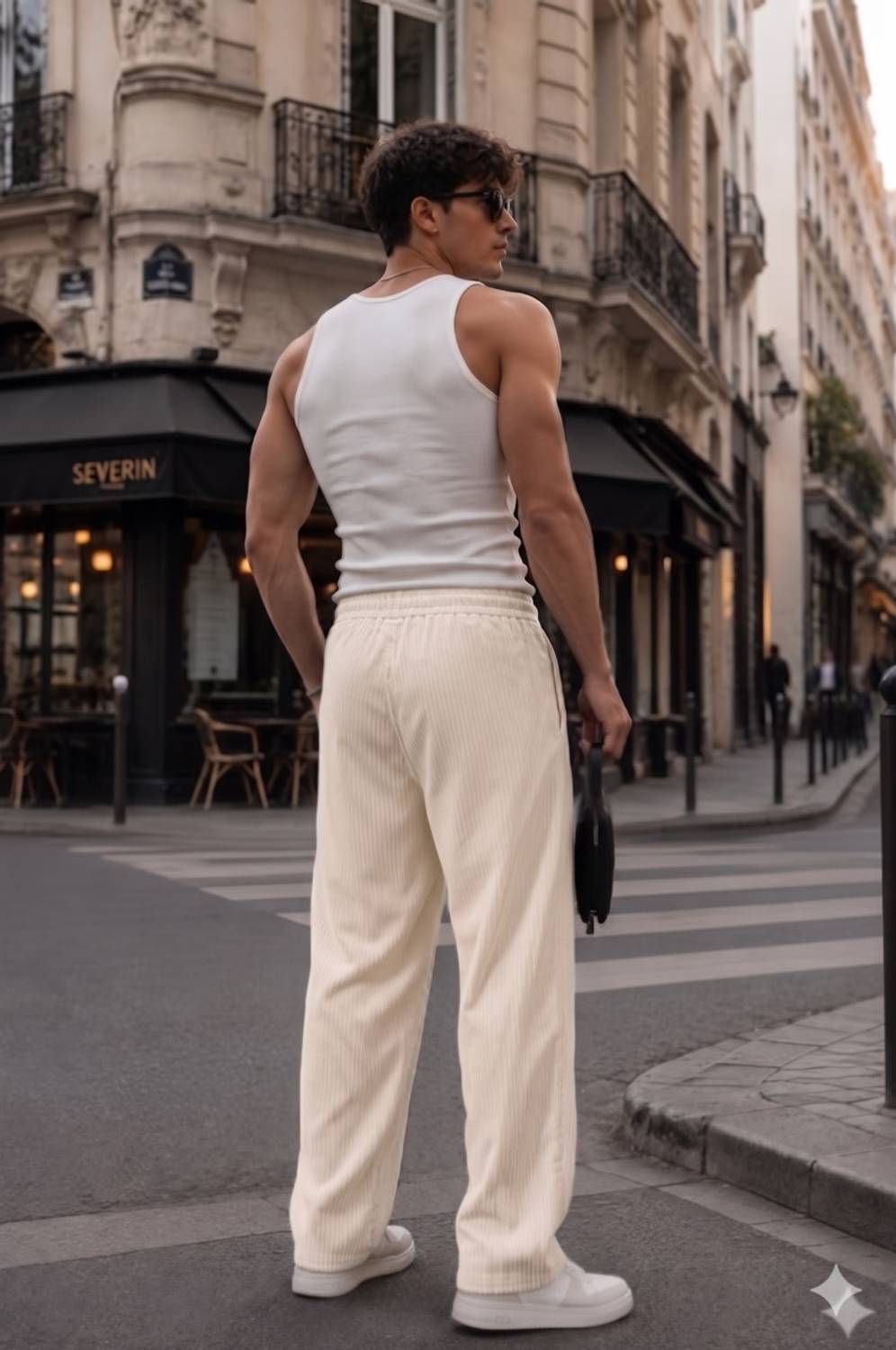 METRONAUT Relaxed Men Beige Trousers - Image 2