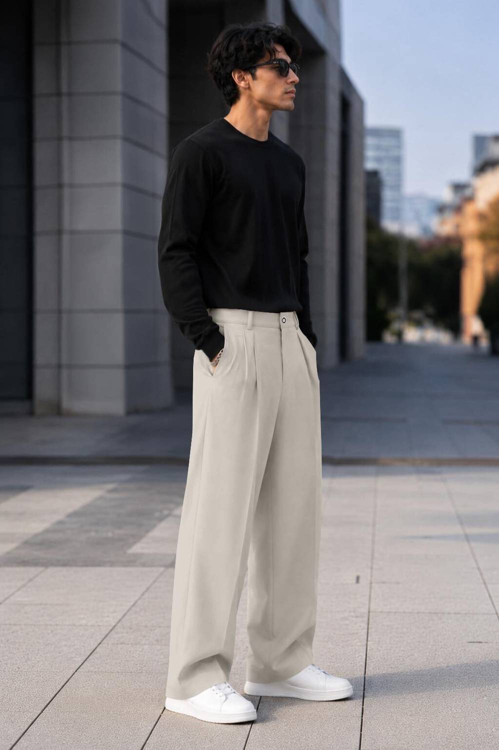 FTX Loose Fit Men White Trousers - Image 5