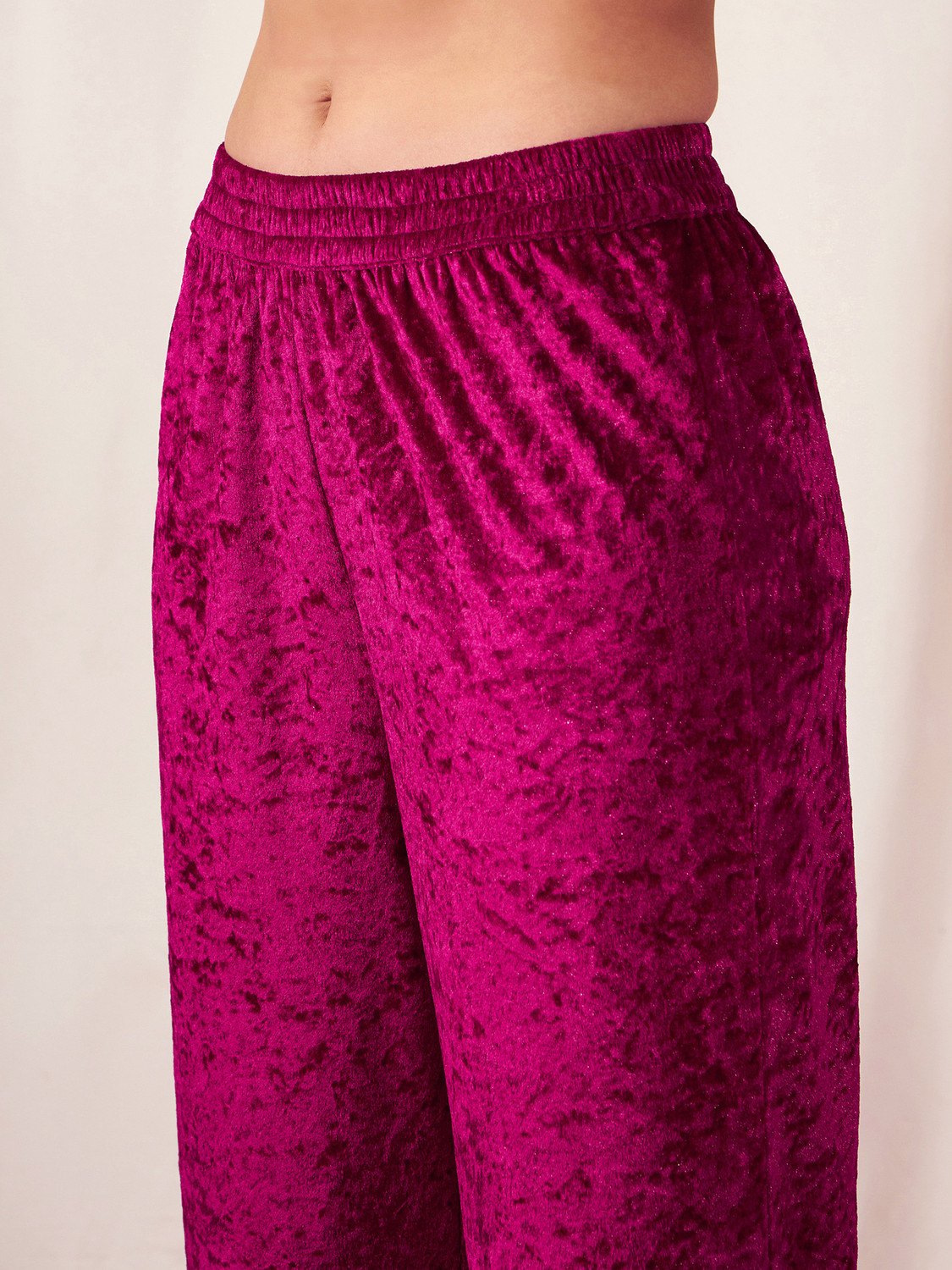 Image of Shae by SASSAFRAS Regular Fit Women Pink Trousers