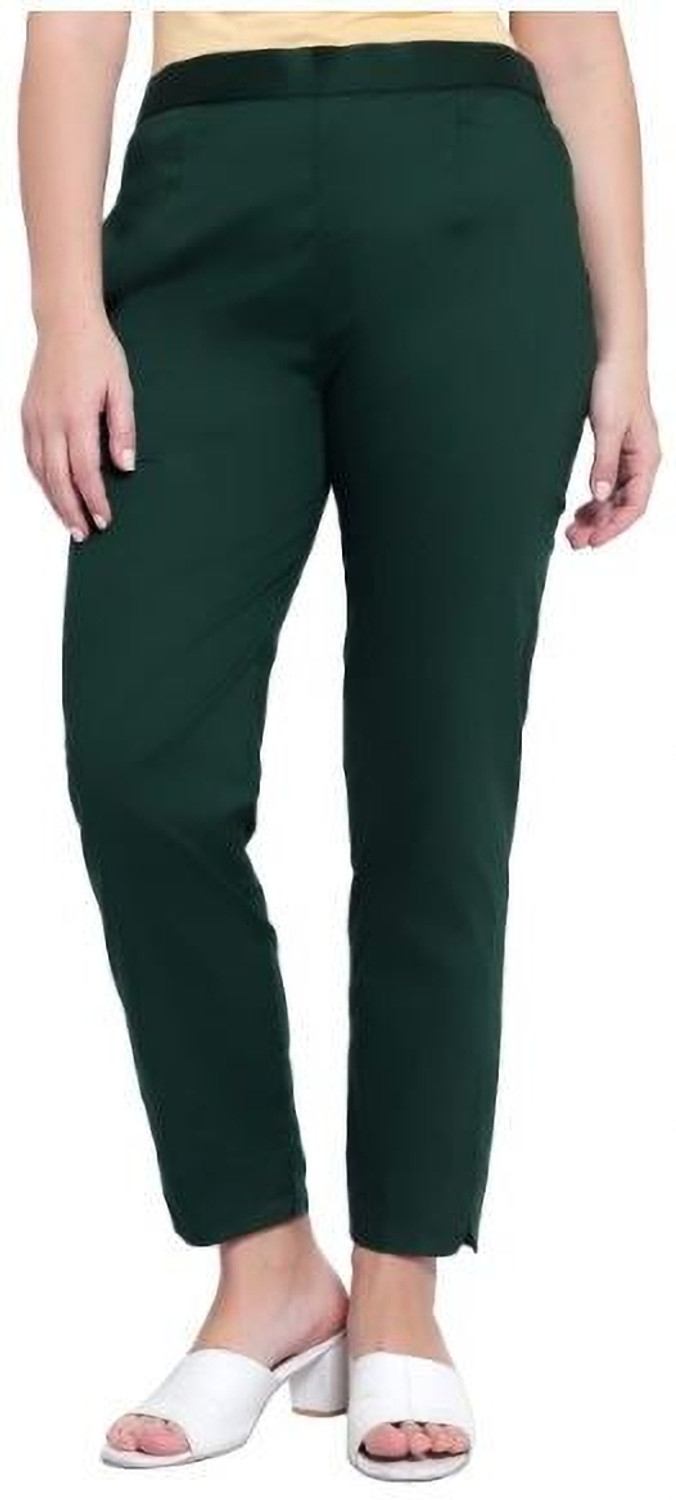 Image of AP RETAIL Regular Fit Women Dark Green Trousers