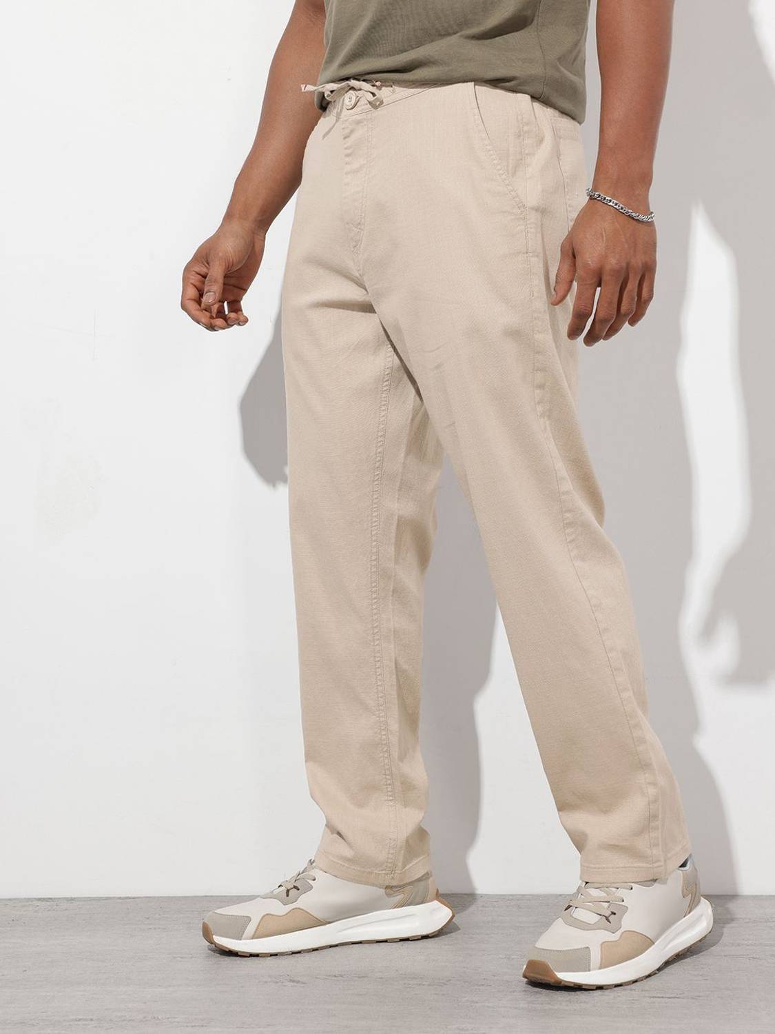 Roadster Gold Trousers - Image 3