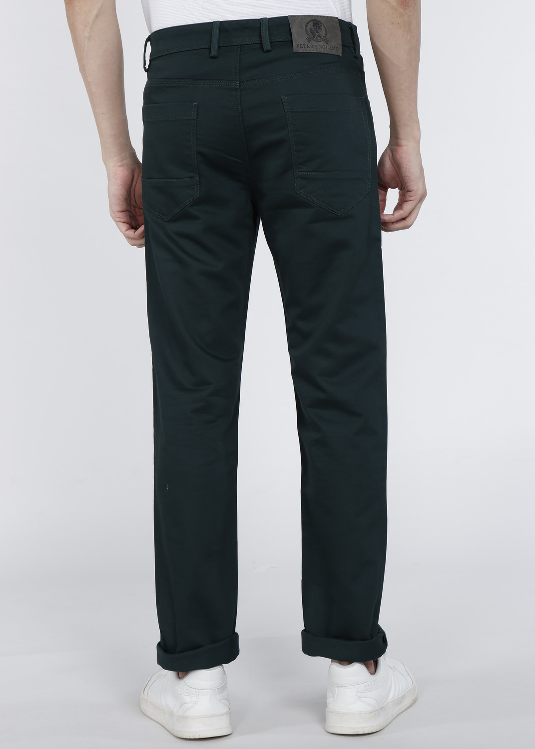 Image of PETER ENGLAND Slim Fit Men Multicolor Trousers