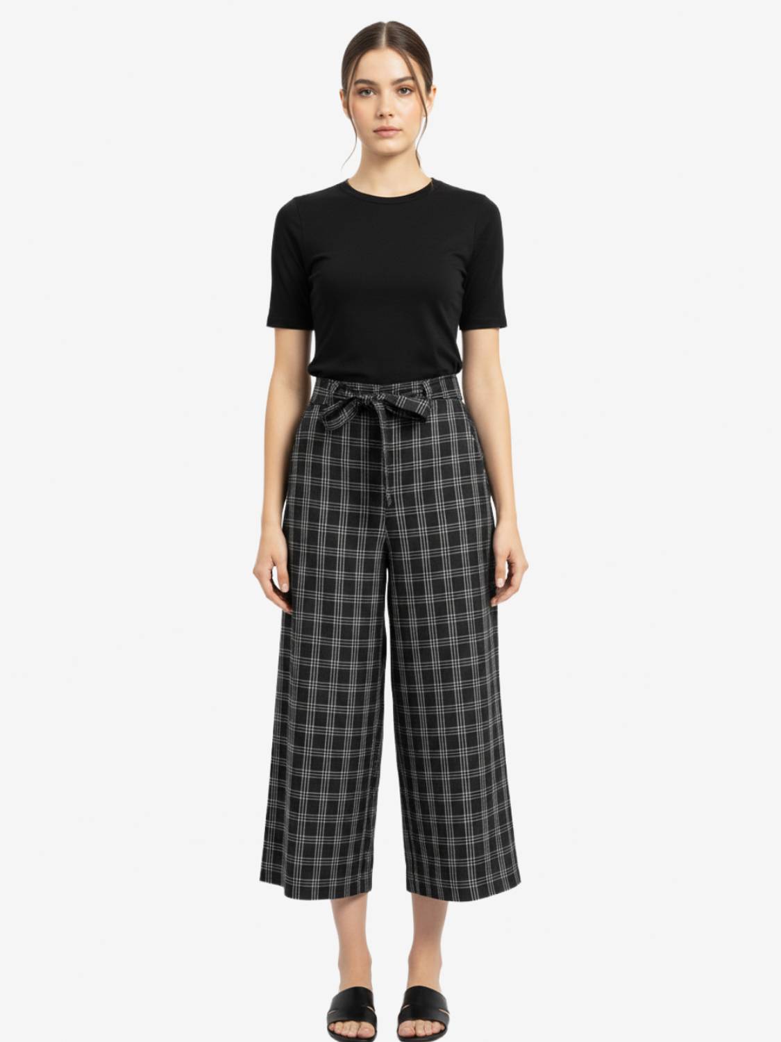 Artisan Glory Loose Fit Women Black Trousers