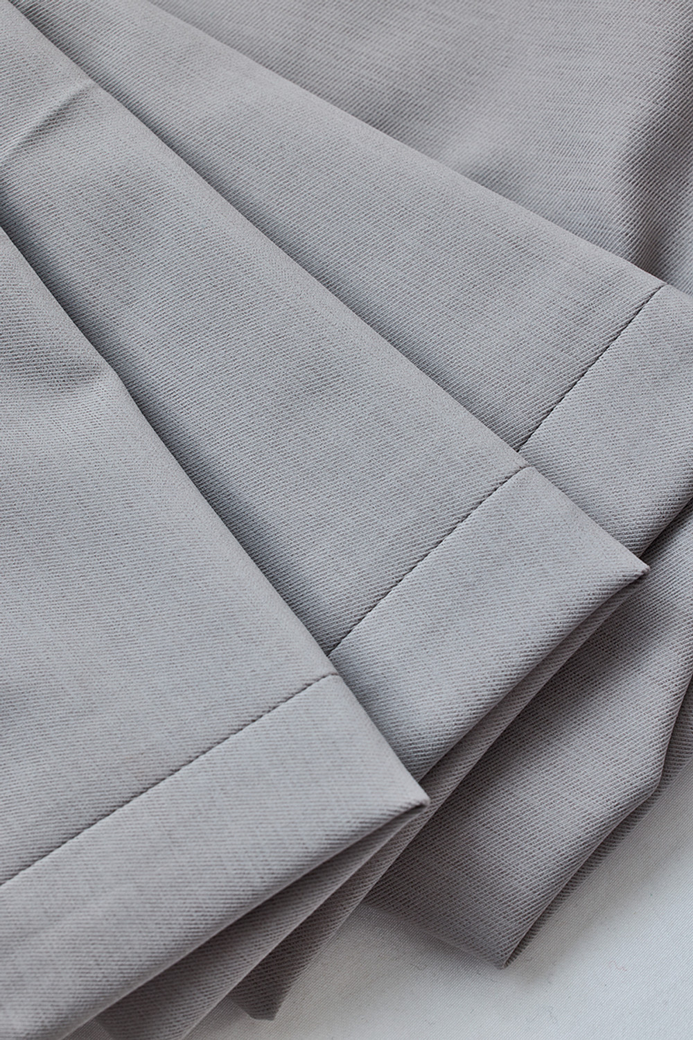 Image of Snitch Slim Fit Men Grey Trousers