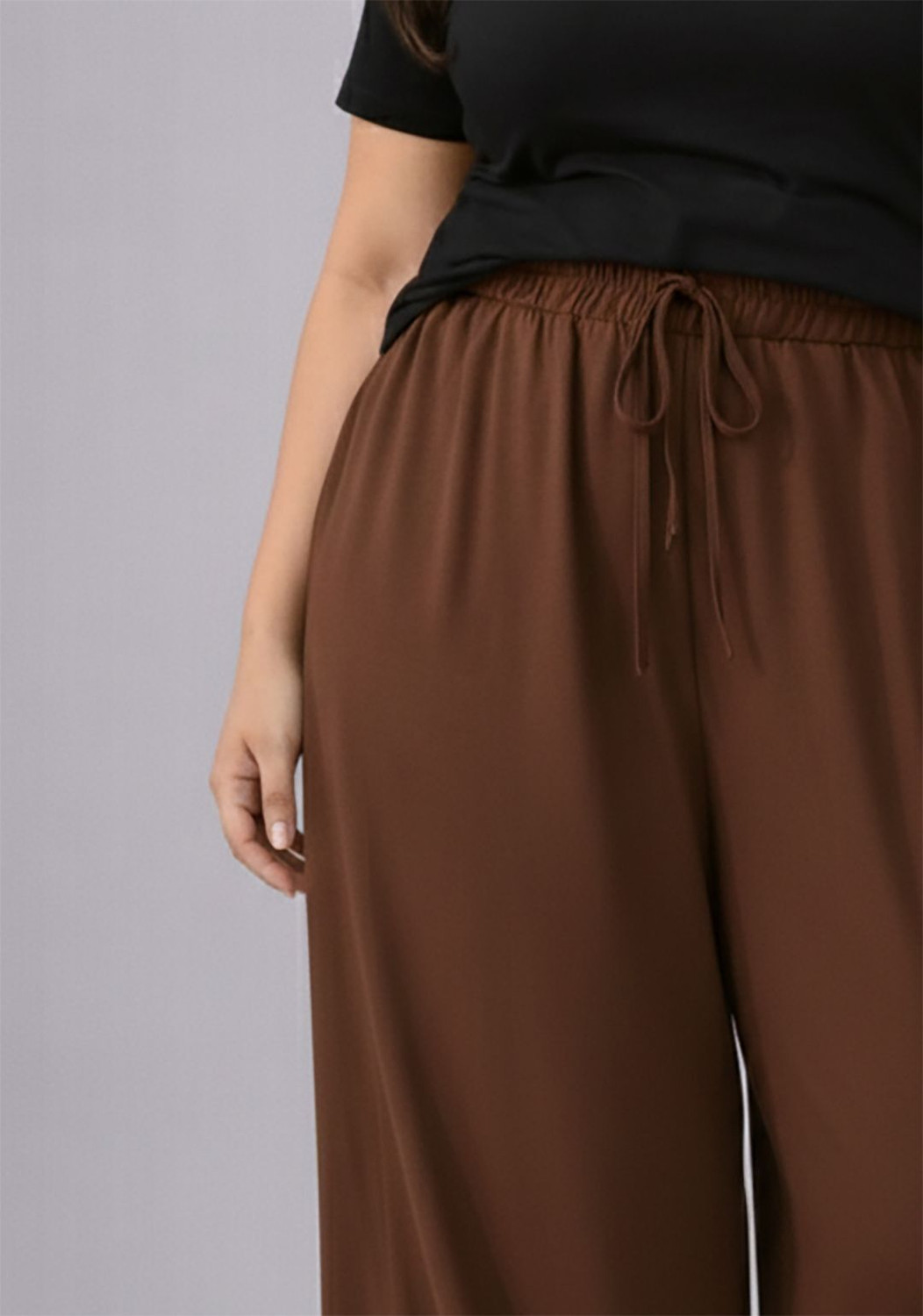 Image of KOTTY Relaxed Women Brown Trousers