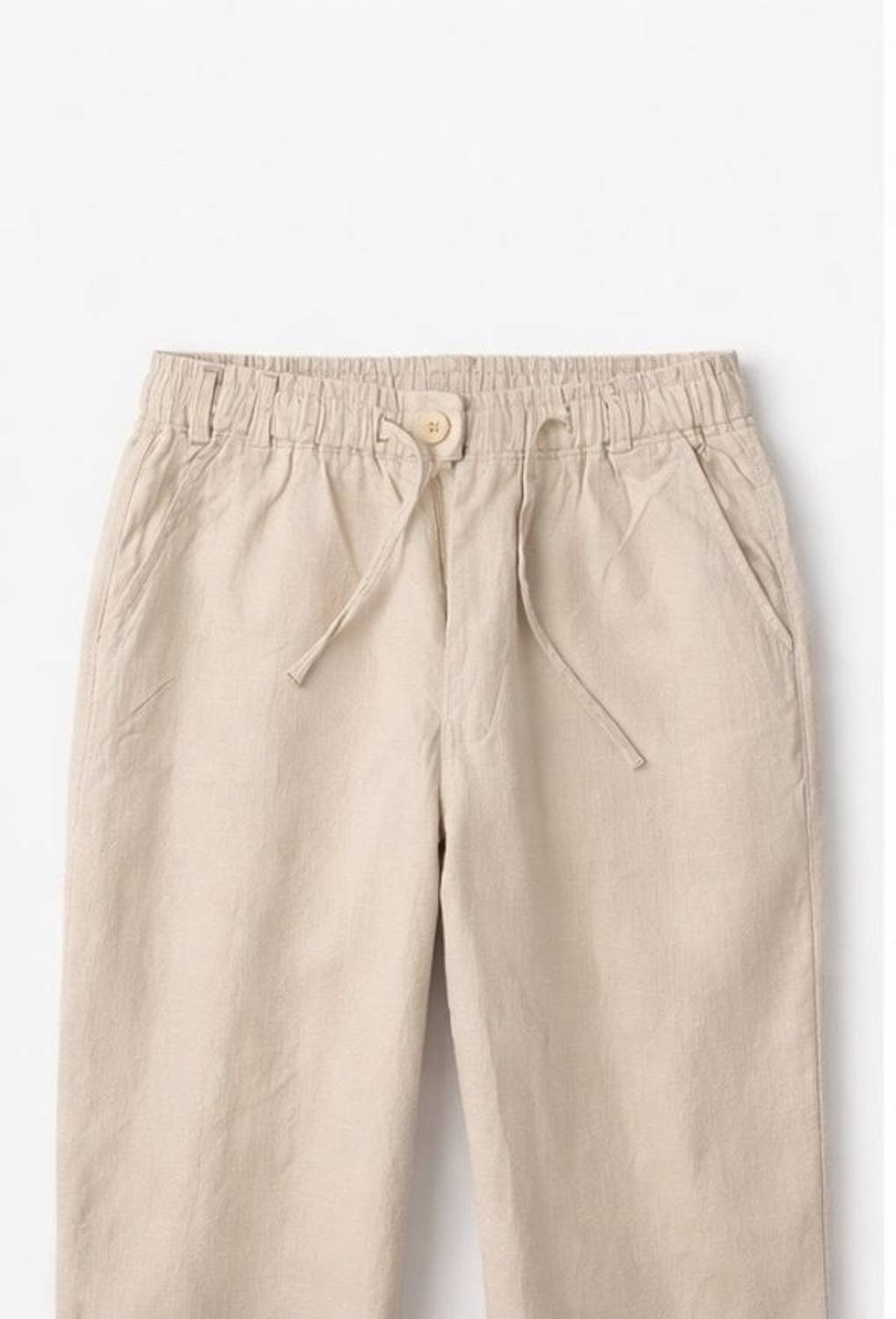 RelaxFit Loose Fit Men Beige Trousers - Image 4