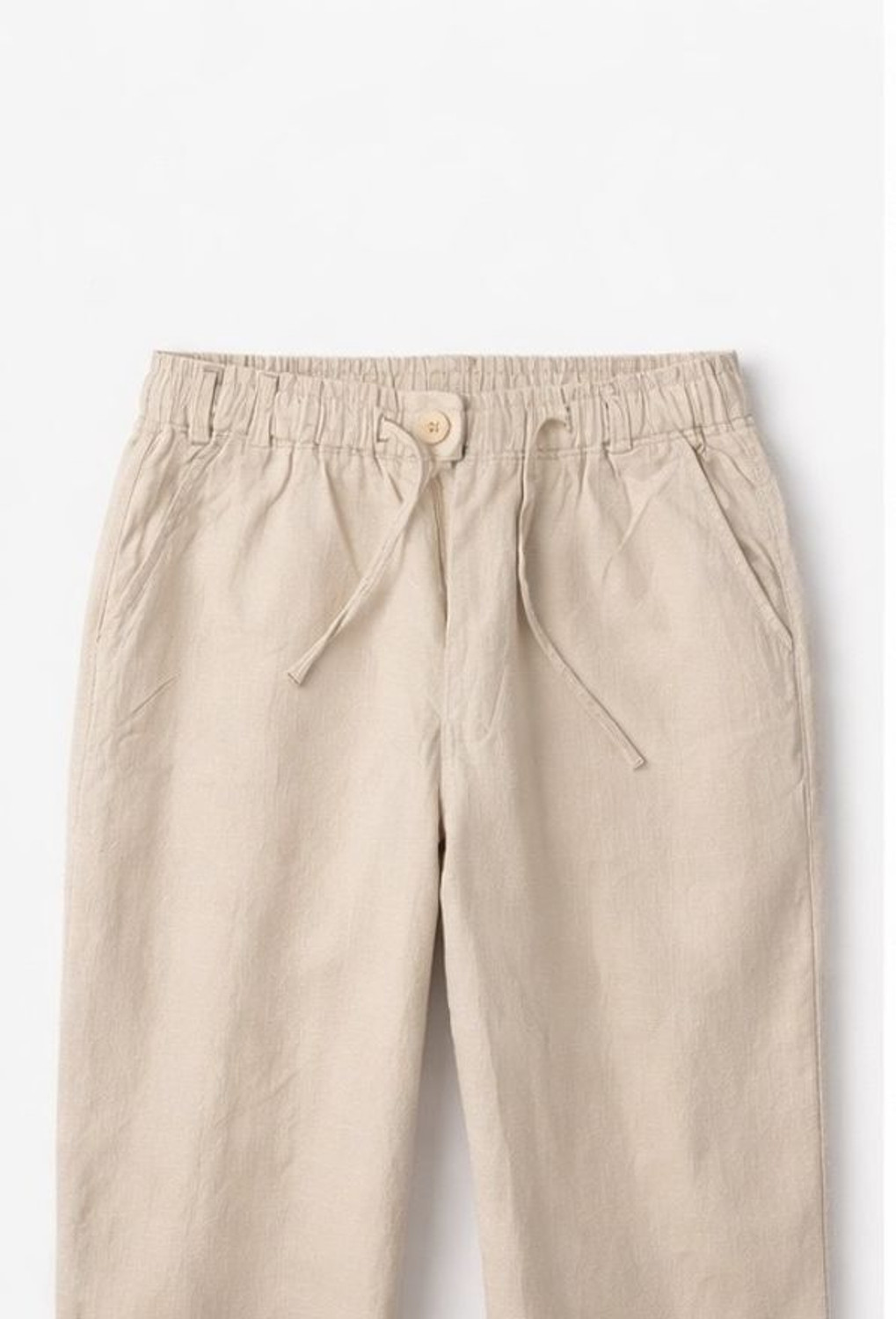 Image of RelaxFit Loose Fit Men Beige Trousers